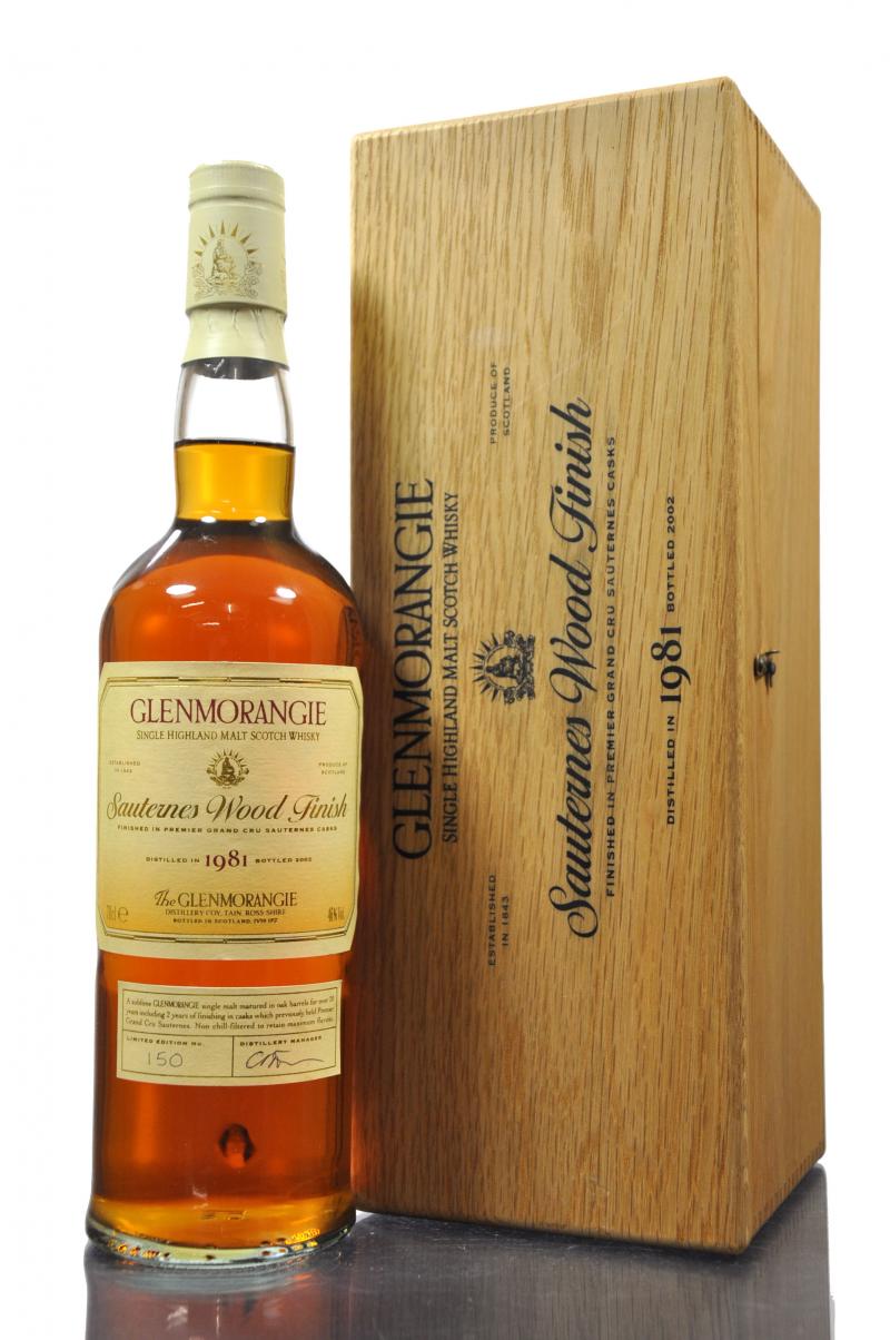 Glenmorangie 1981-2002 - Sauternes Wood Finish