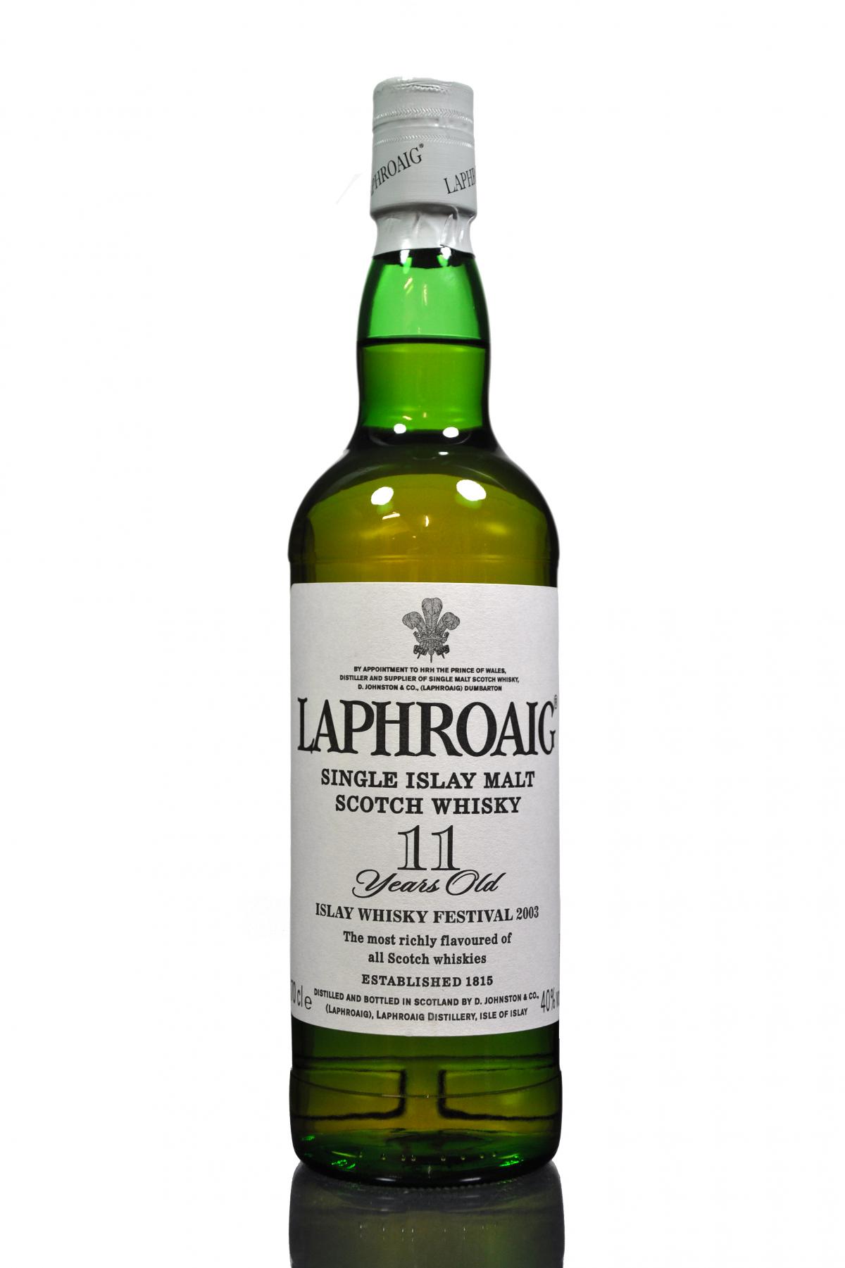 Laphroaig 11 Year Old - Festival 2003
