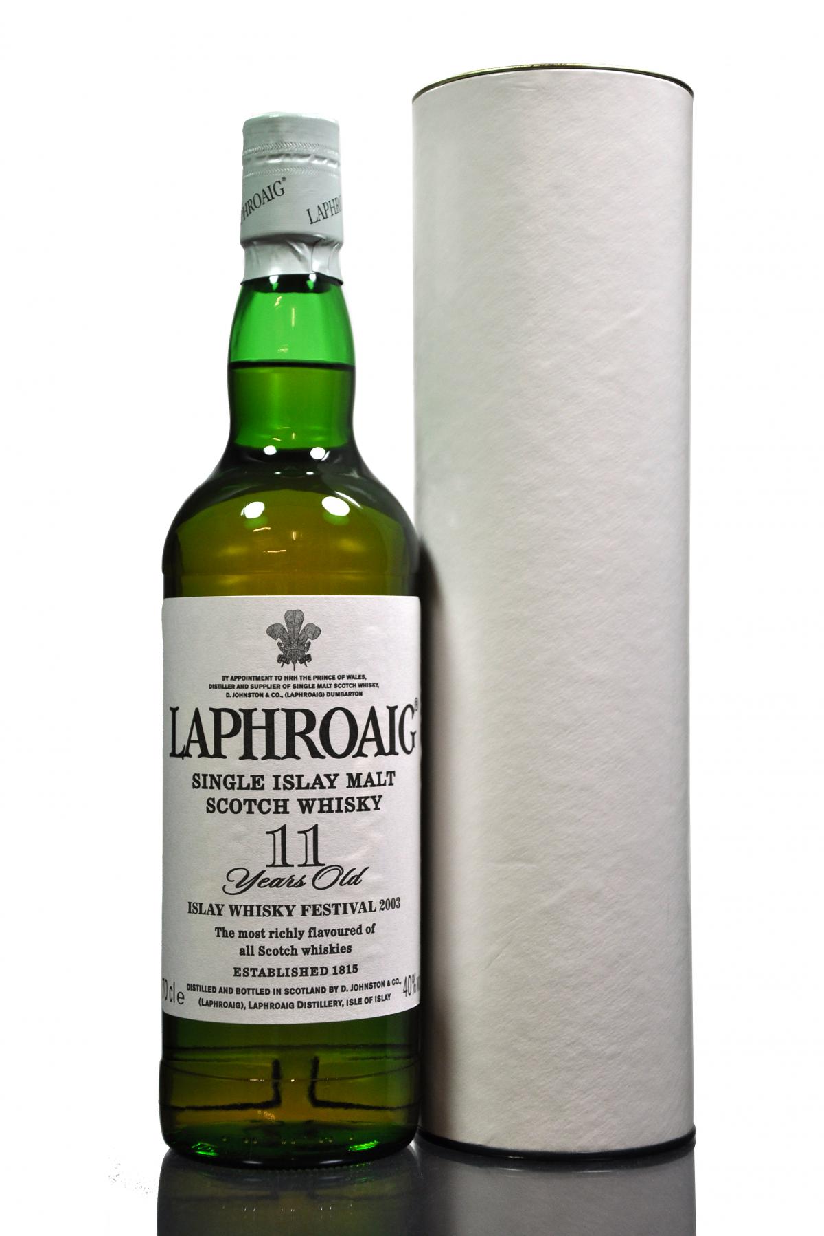 Laphroaig 11 Year Old - Festival 2003
