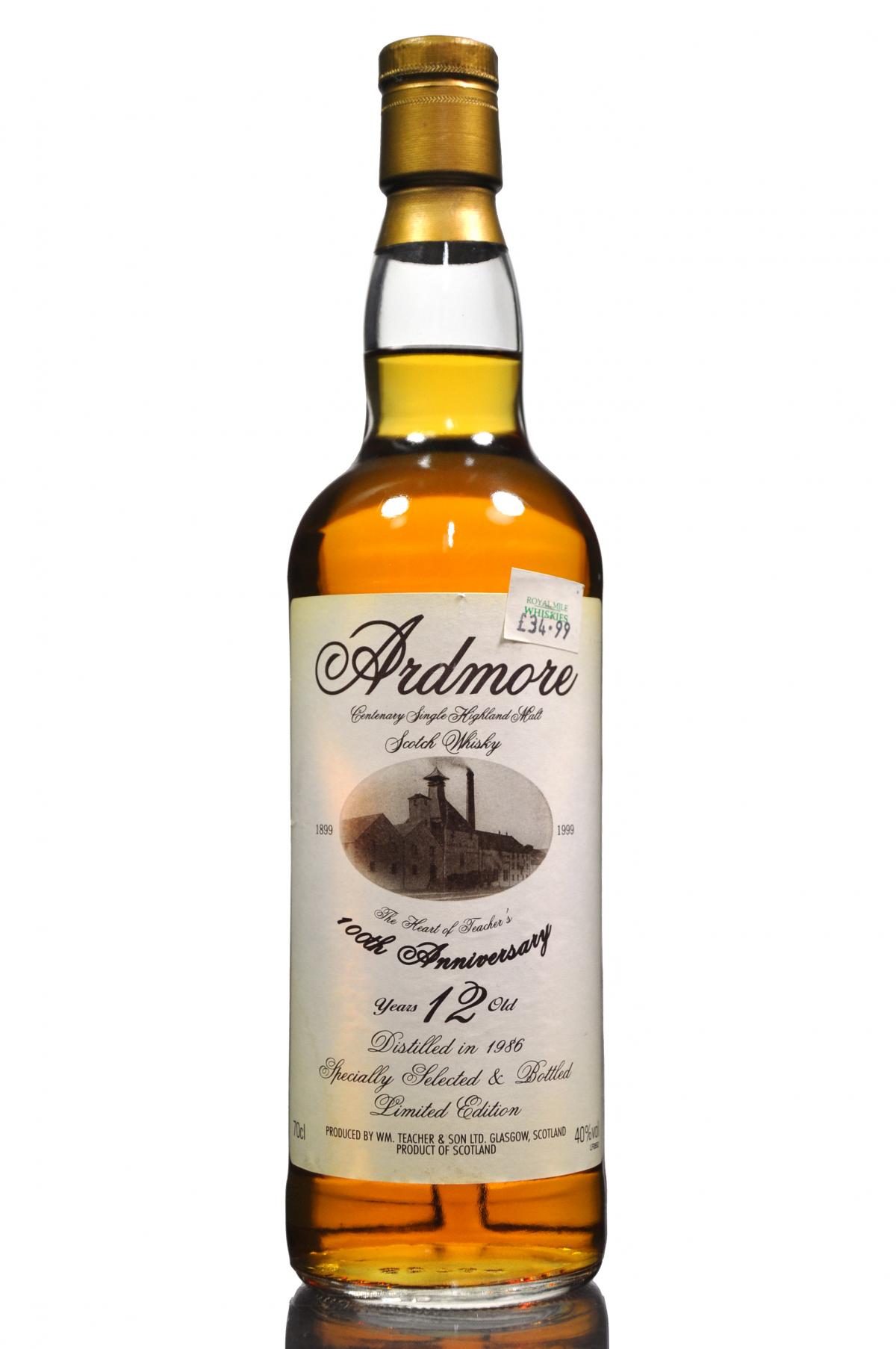 Ardmore 12 Year Old - Centenary