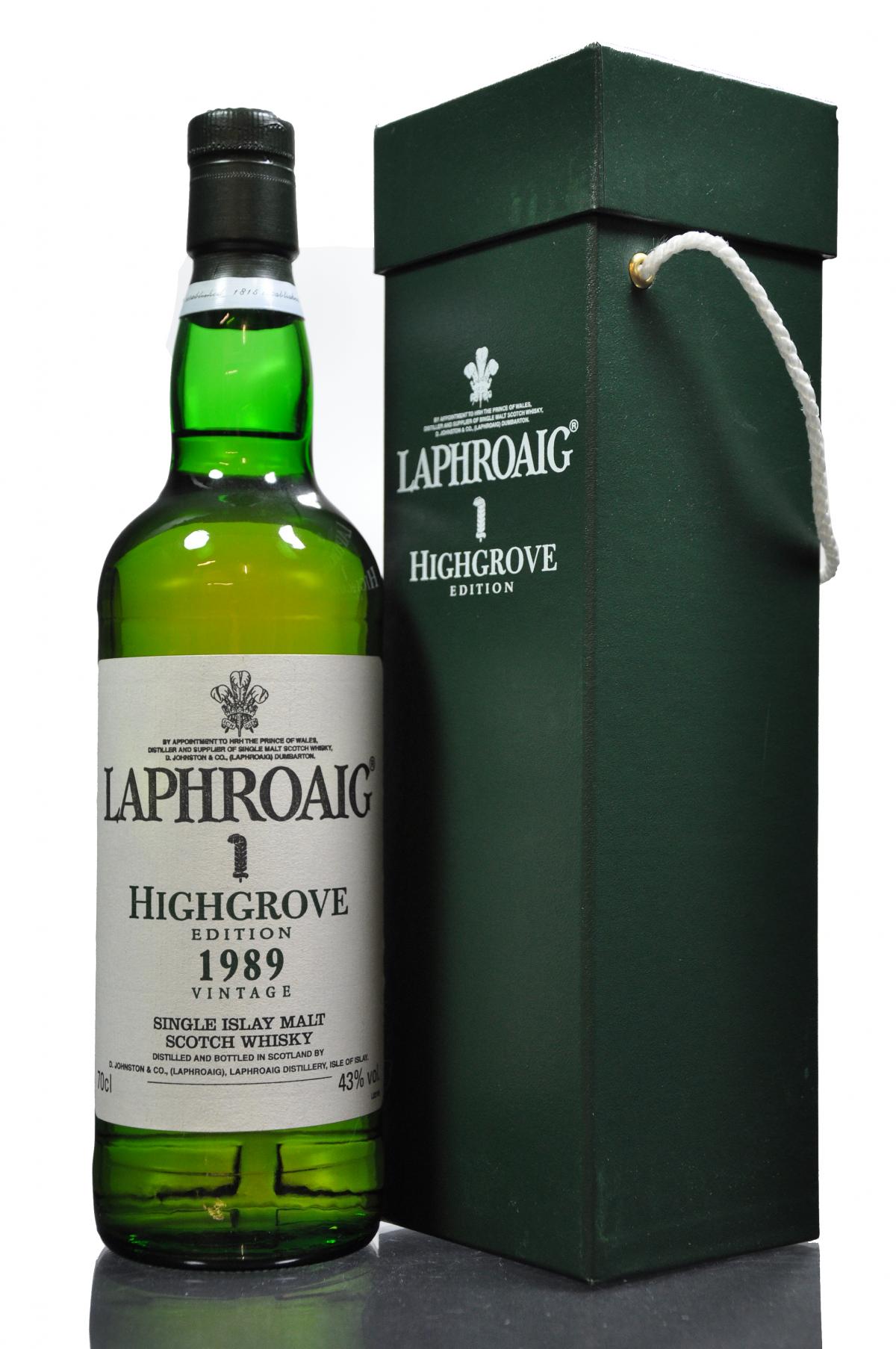 Laphroaig 1989 - Highgrove - 1st Edition