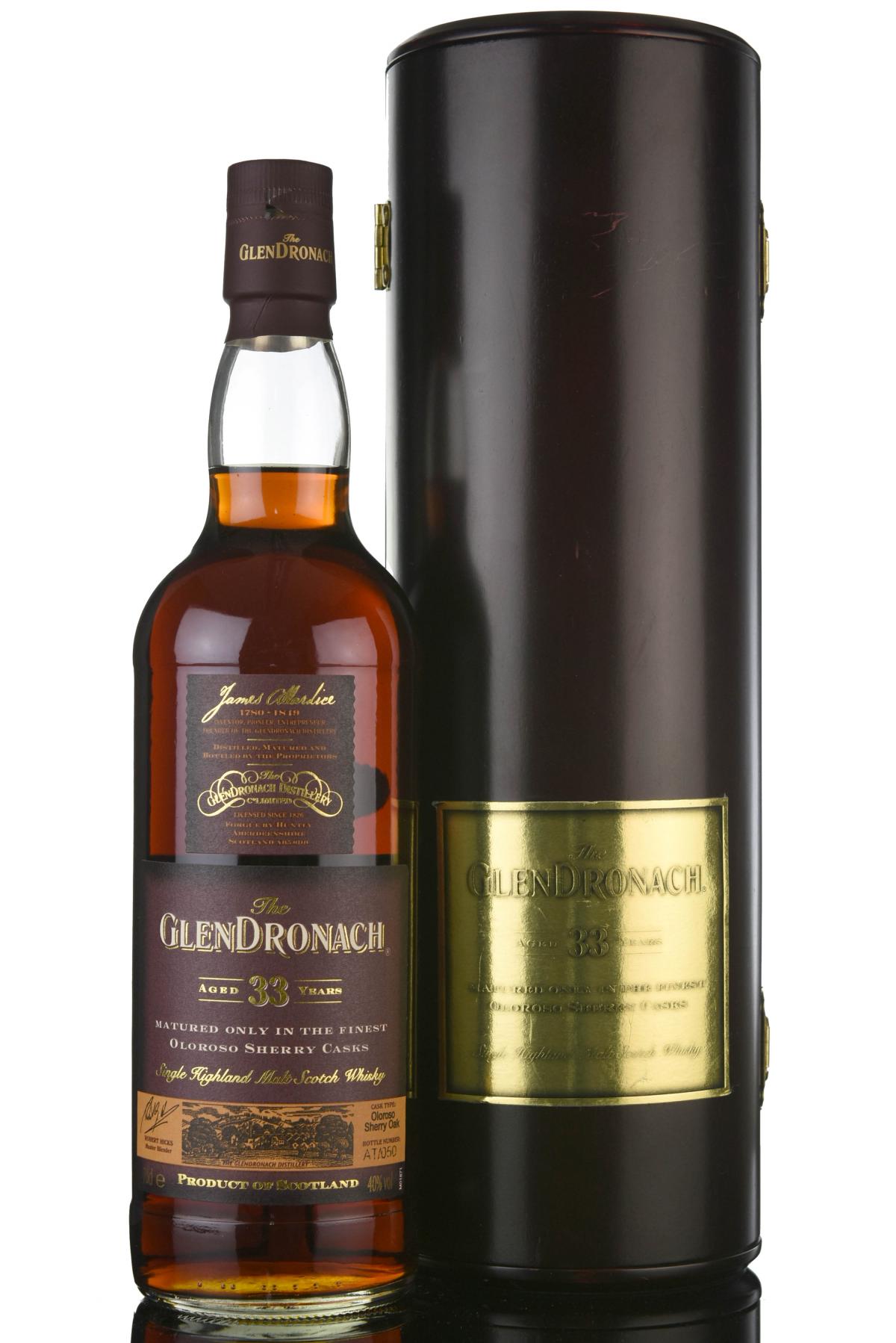 Glendronach 33 Year Old