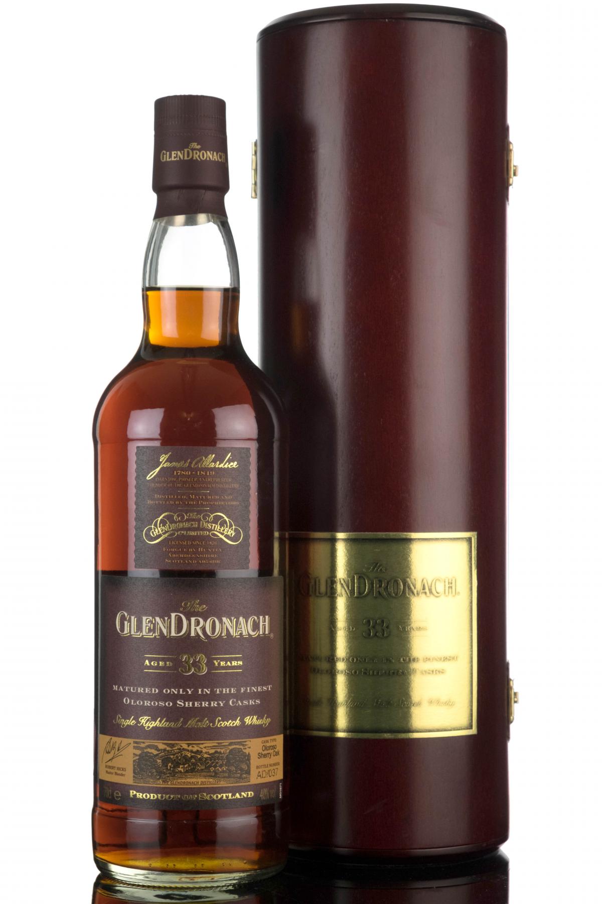 Glendronach 33 Year Old