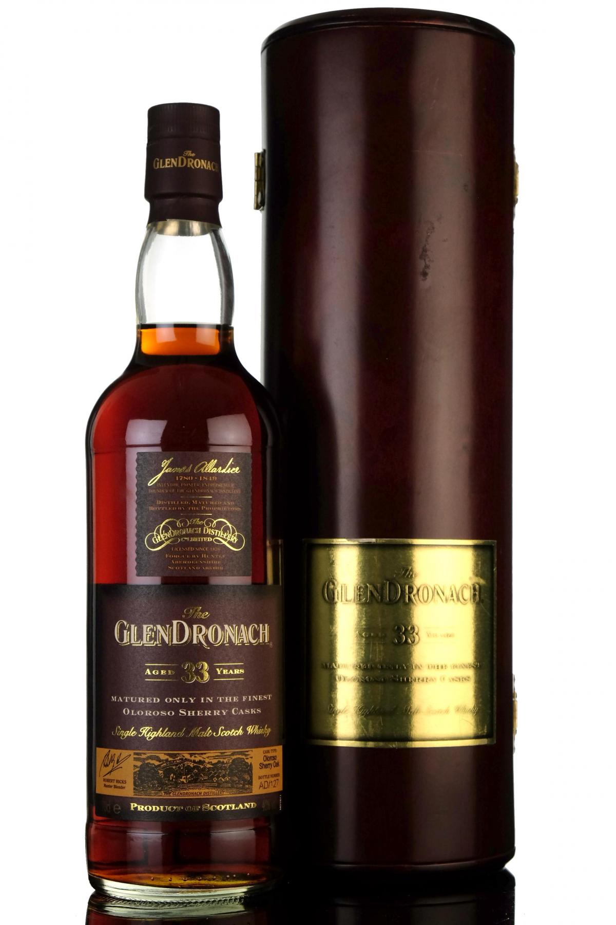 Glendronach 33 Year Old
