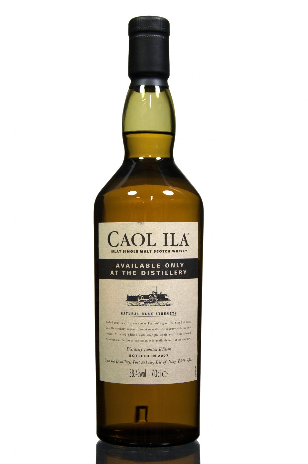 Caol Ila Distillery Only 2007