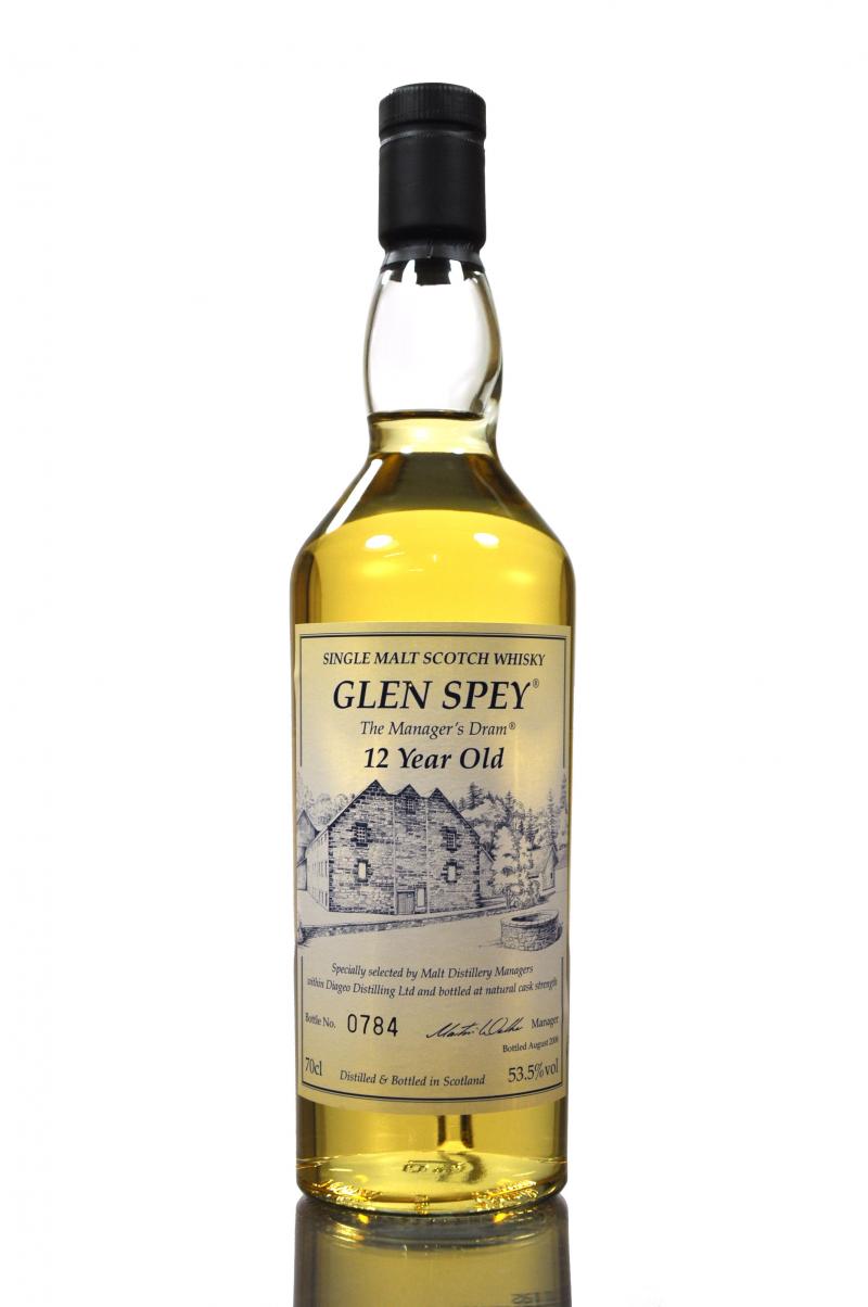 Glen Spey 12 Year Old - Managers Dram 2008