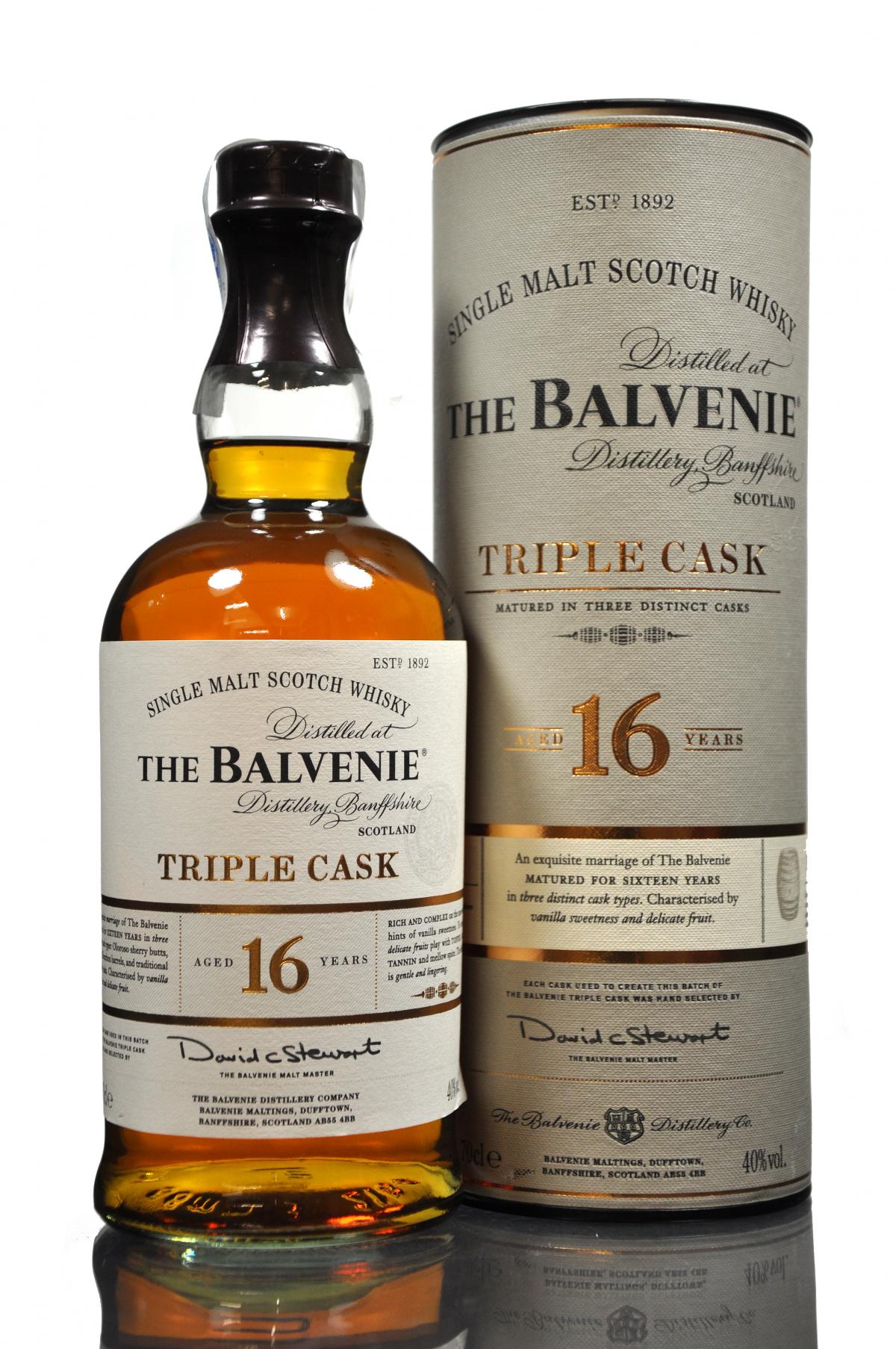 Balvenie 16 Year Old - Triple Cask