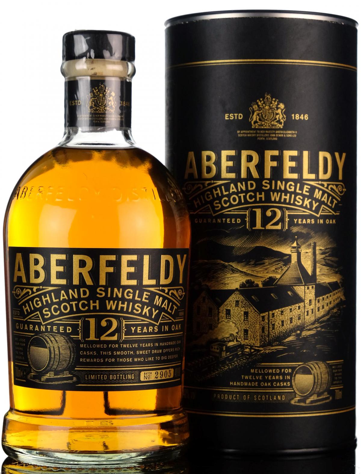 Aberfeldy 12 Year Old - Batch 2905