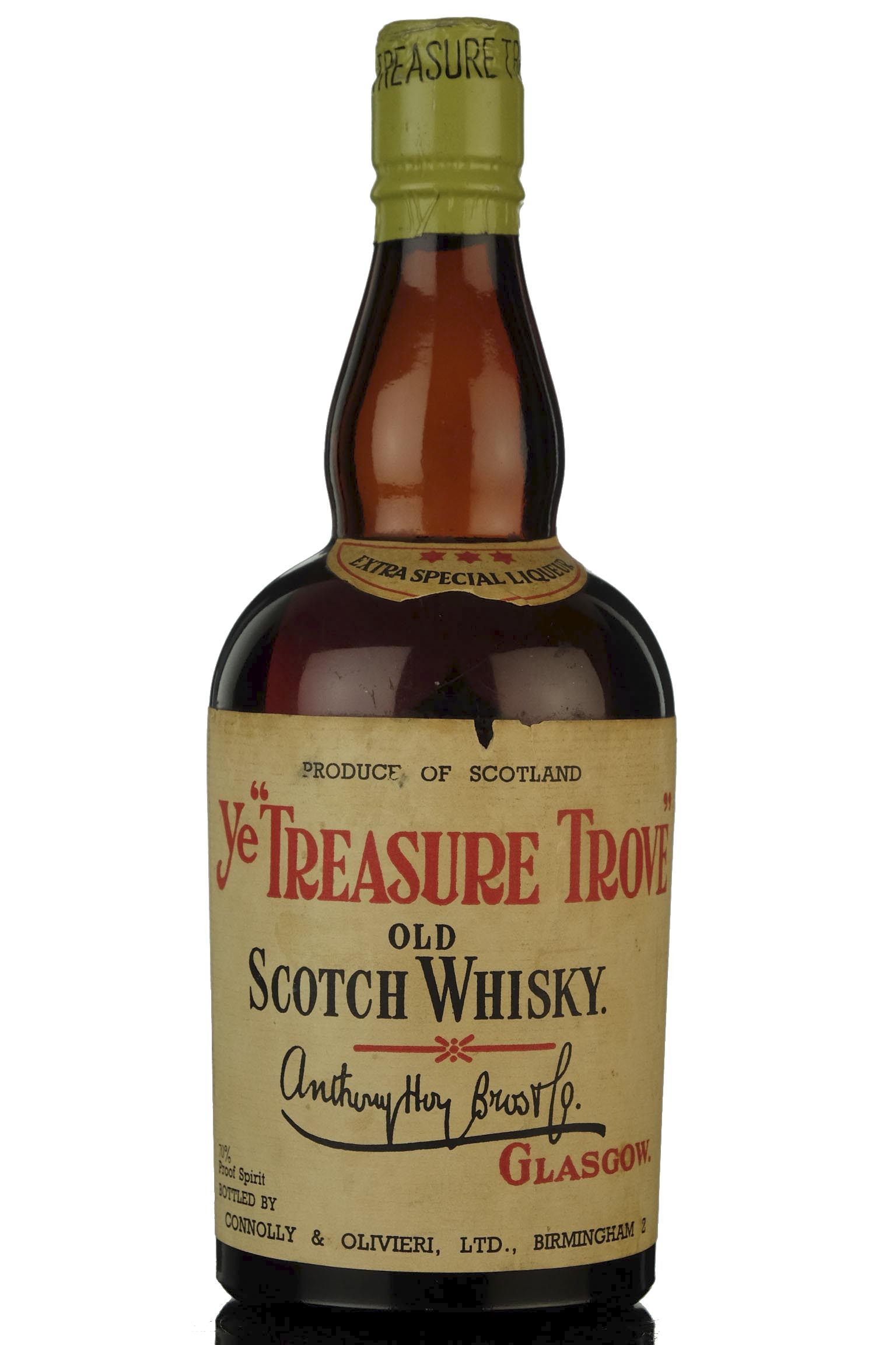 Ye Treasure Trove Extra Special Liqueur 1960s