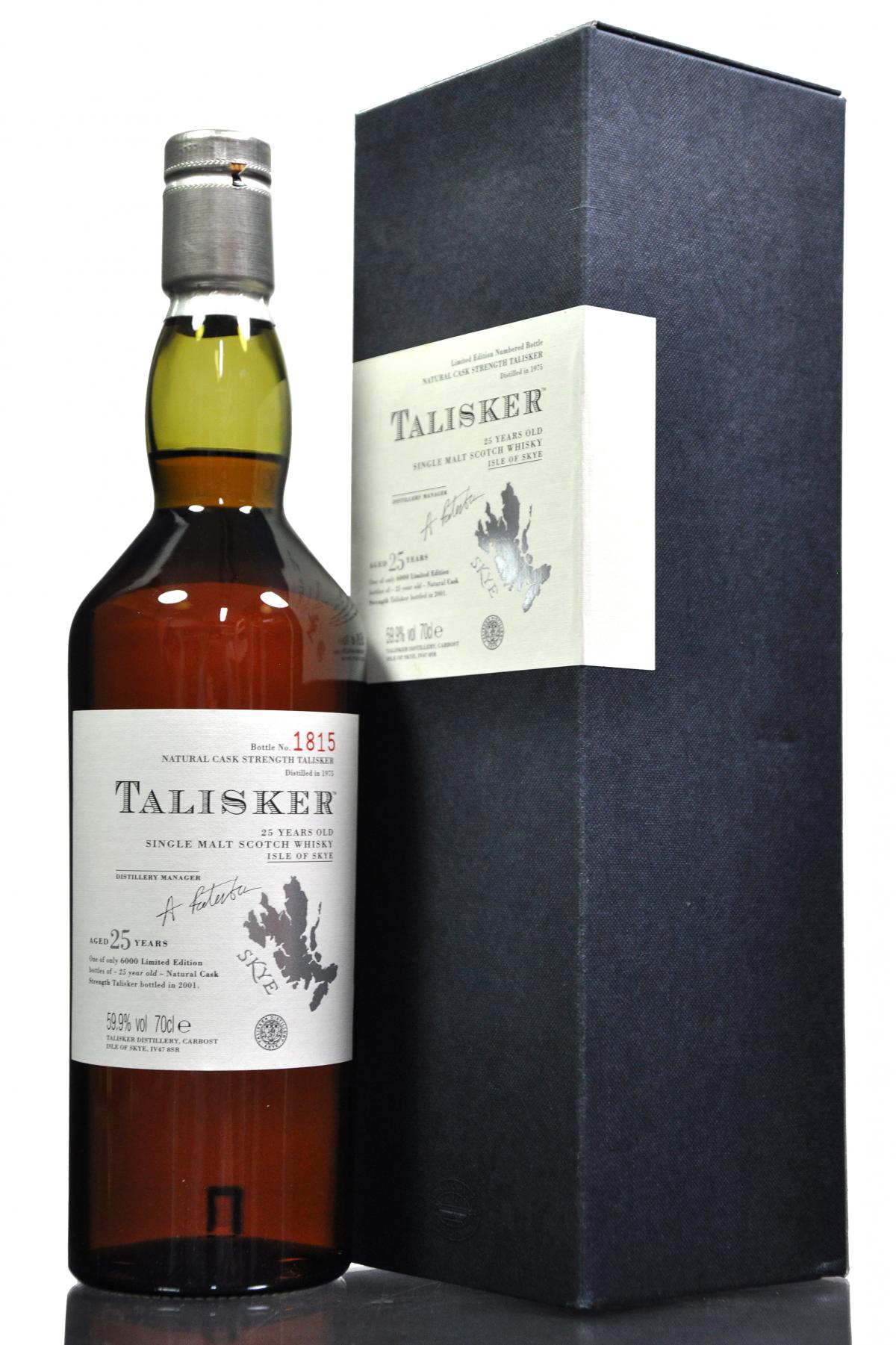 Talisker 1975-2001 - 25 Year Old