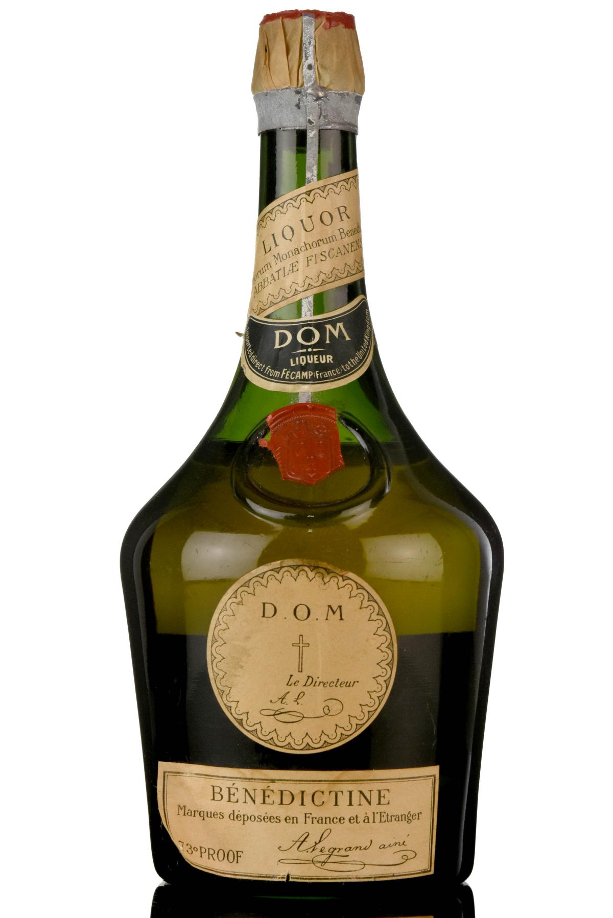 Benedictine Liqueur - Circa 1960s
