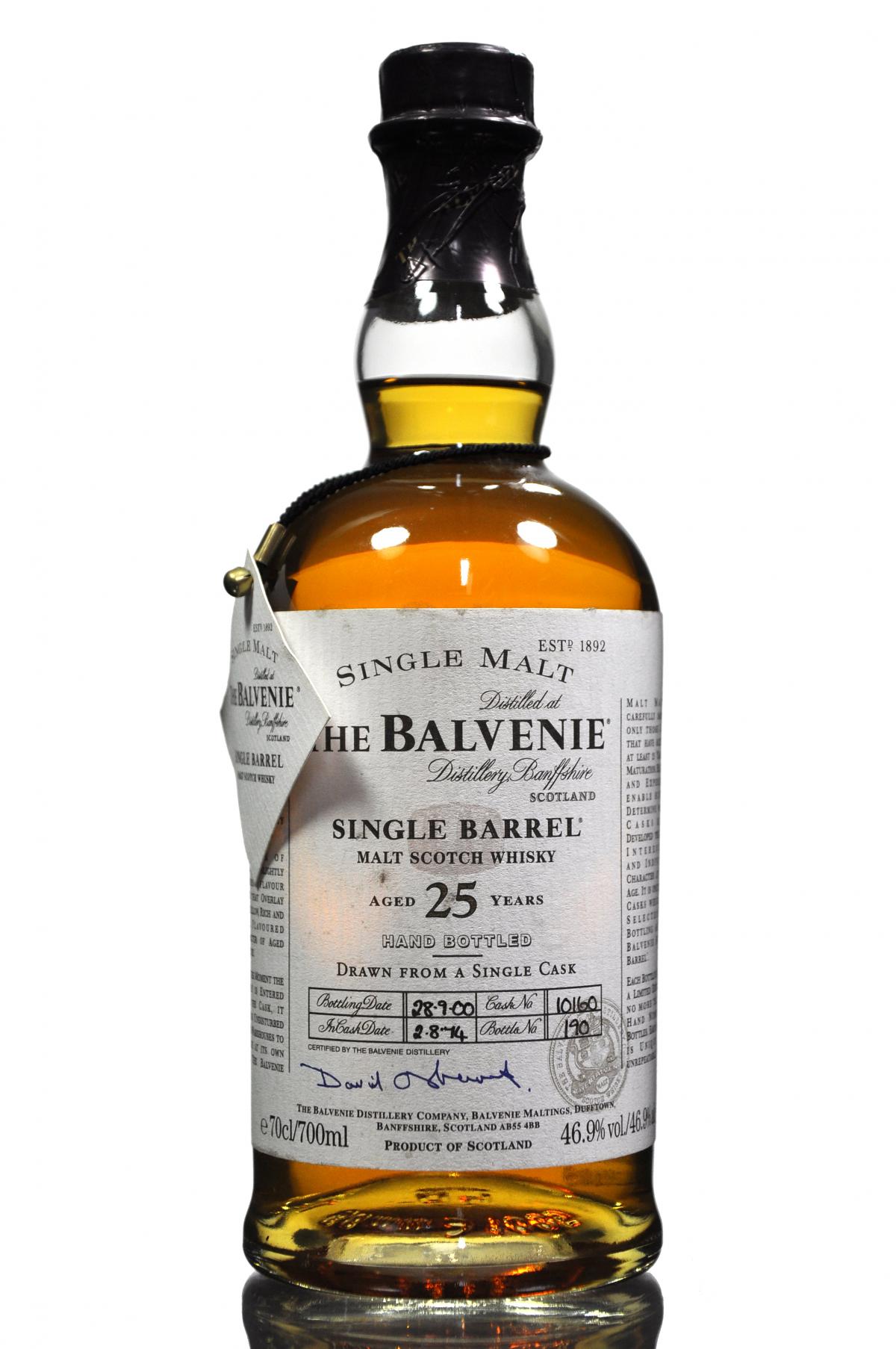 Balvenie 1974-2000 - 25 Year Old - Single Barrel 10160