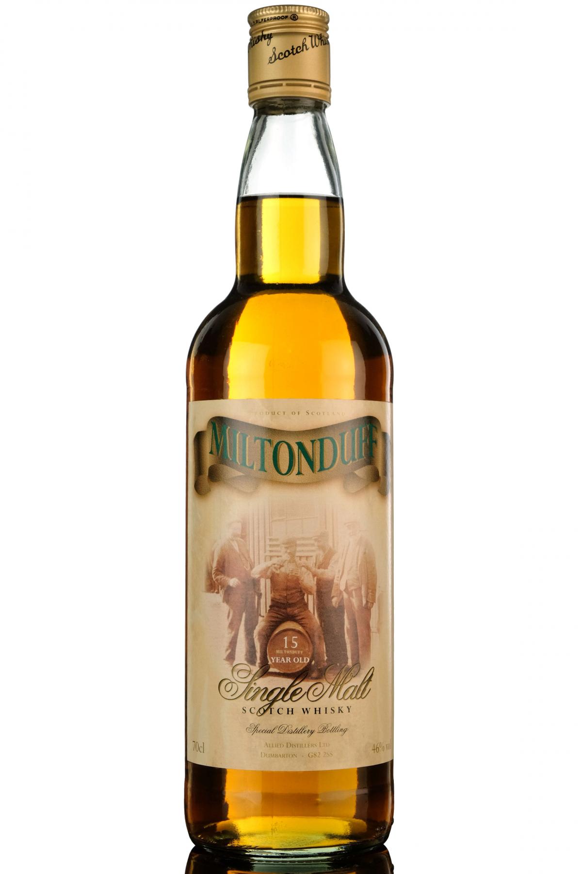 Miltonduff 15 Year Old - Allied