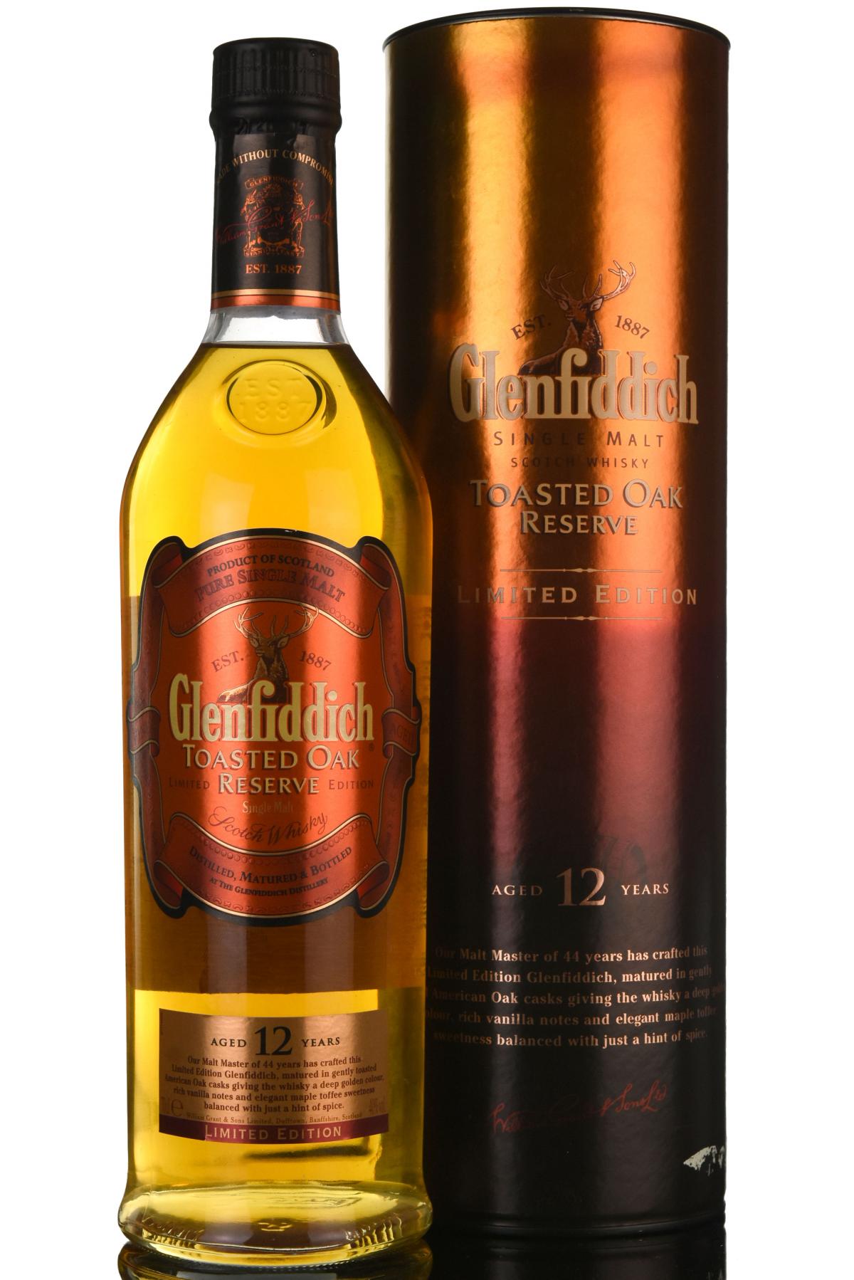 Glenfiddich 12 Toasted Oak