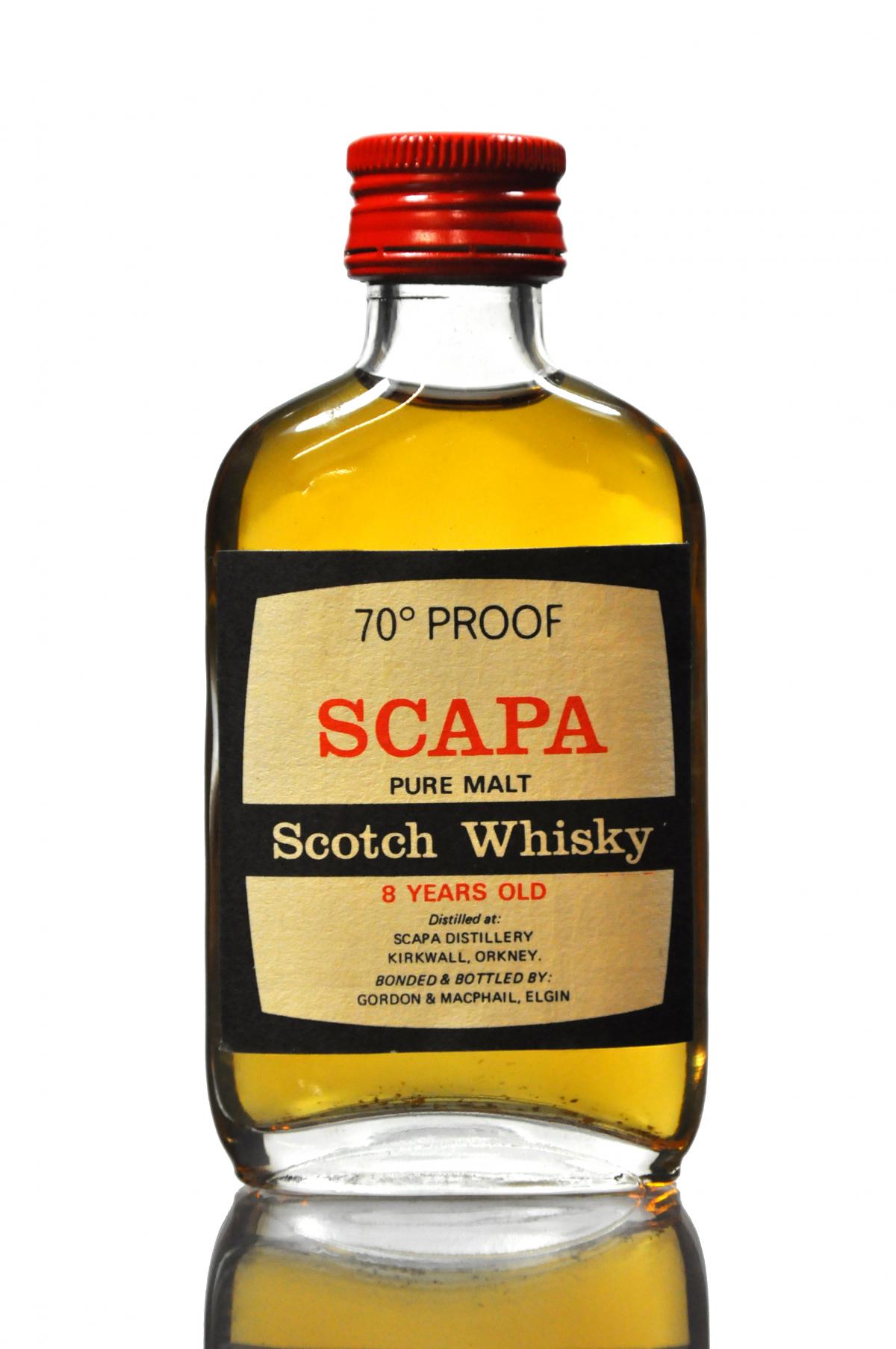 Scapa 8 Year Old - 70 Proof Gordon & MacPhail Miniature