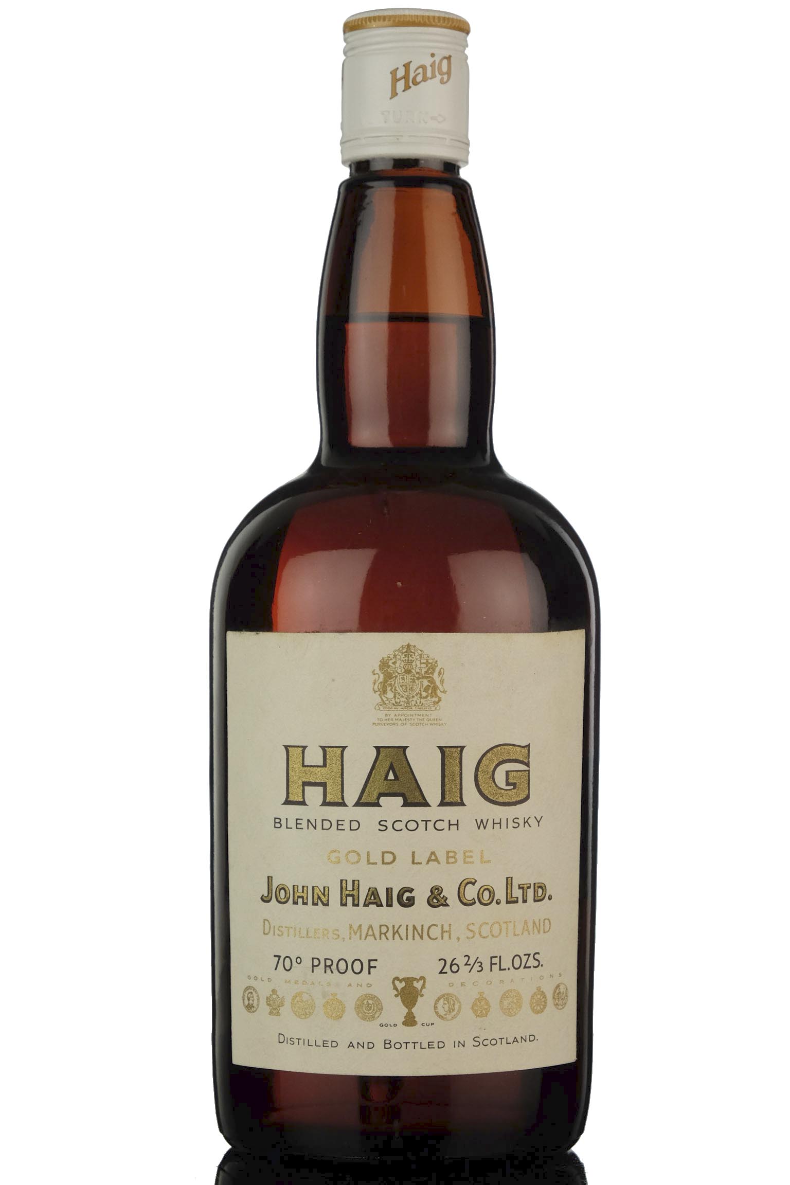 Haig Gold Label - Late 1970s