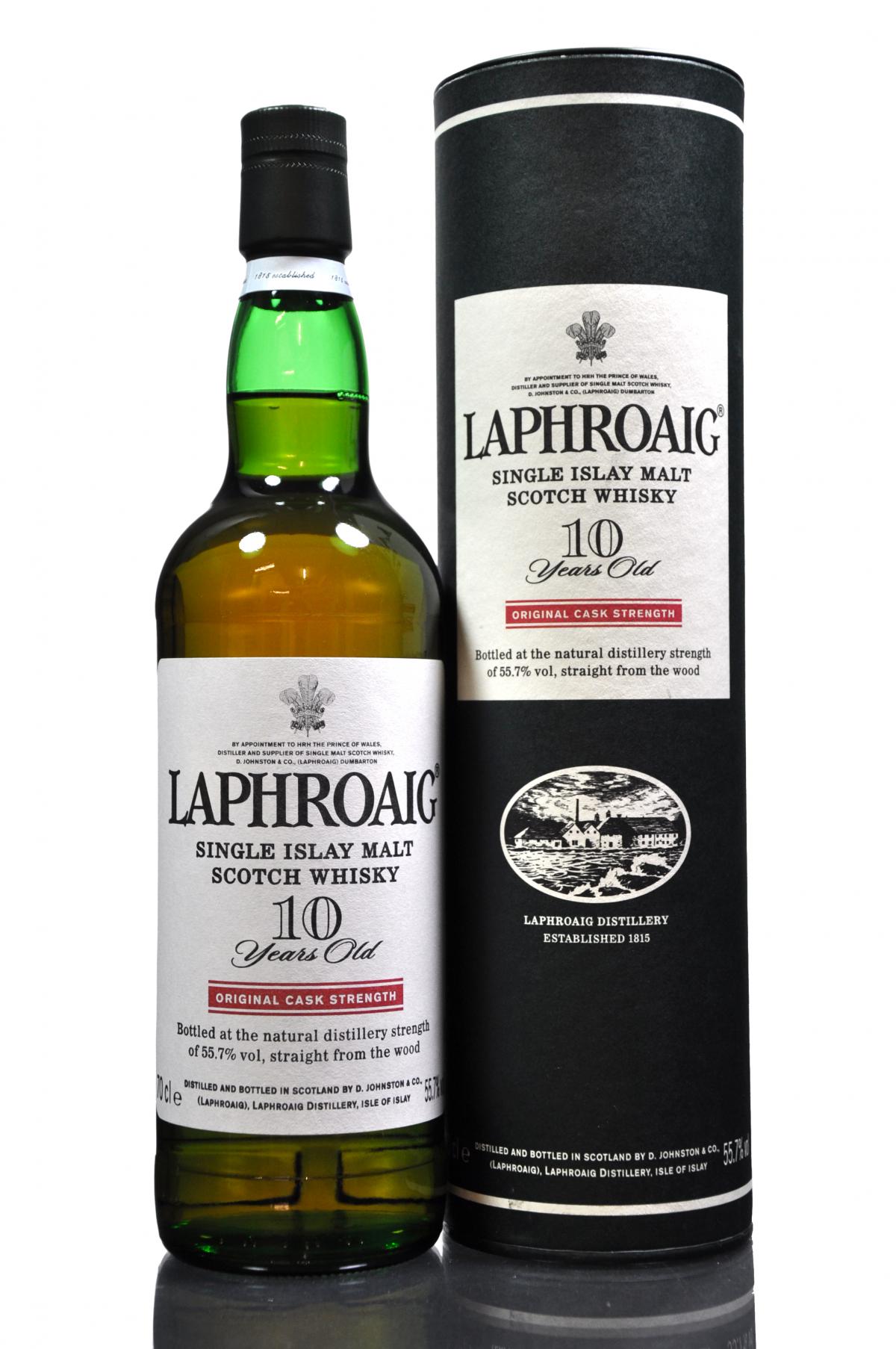Laphroaig 10 Year Old - Original Cask Strength 55.7%