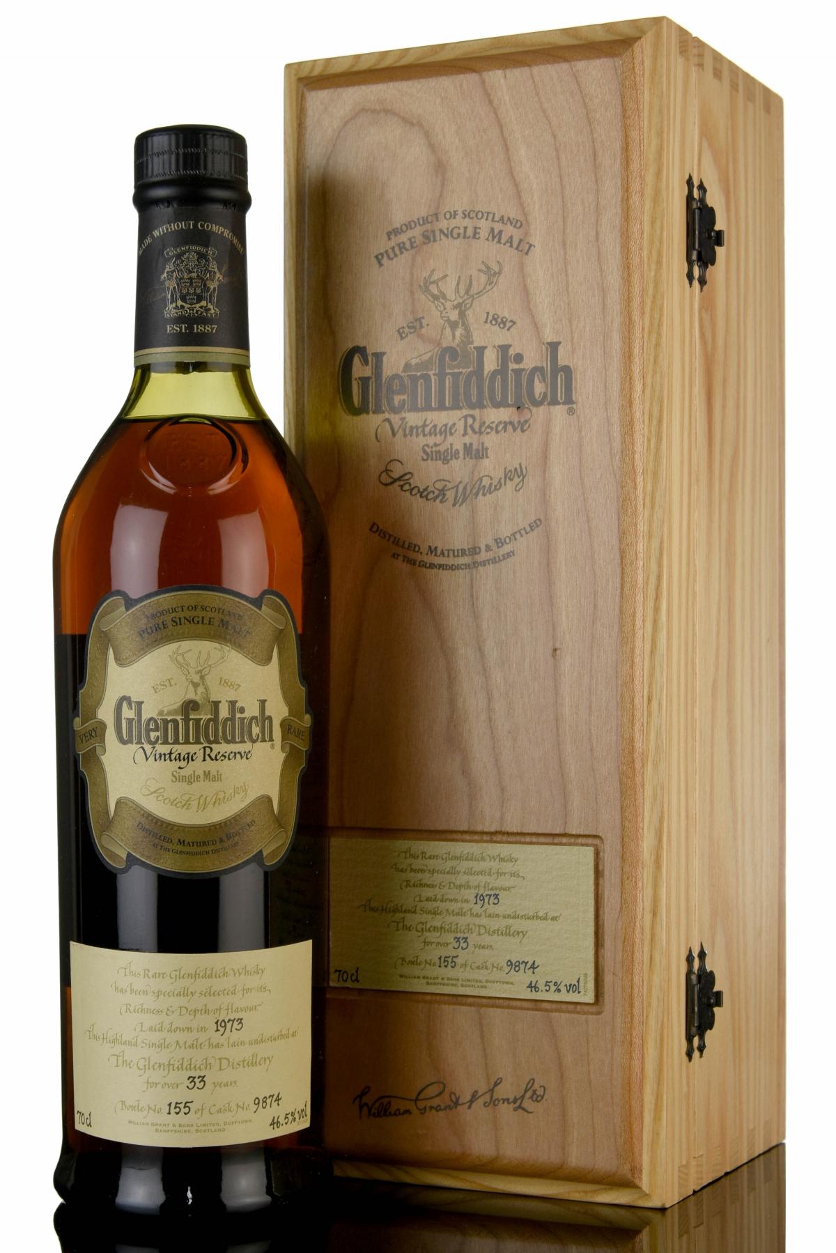 Glenfiddich 1973 33 Vintage Reserve Single Cask 9874