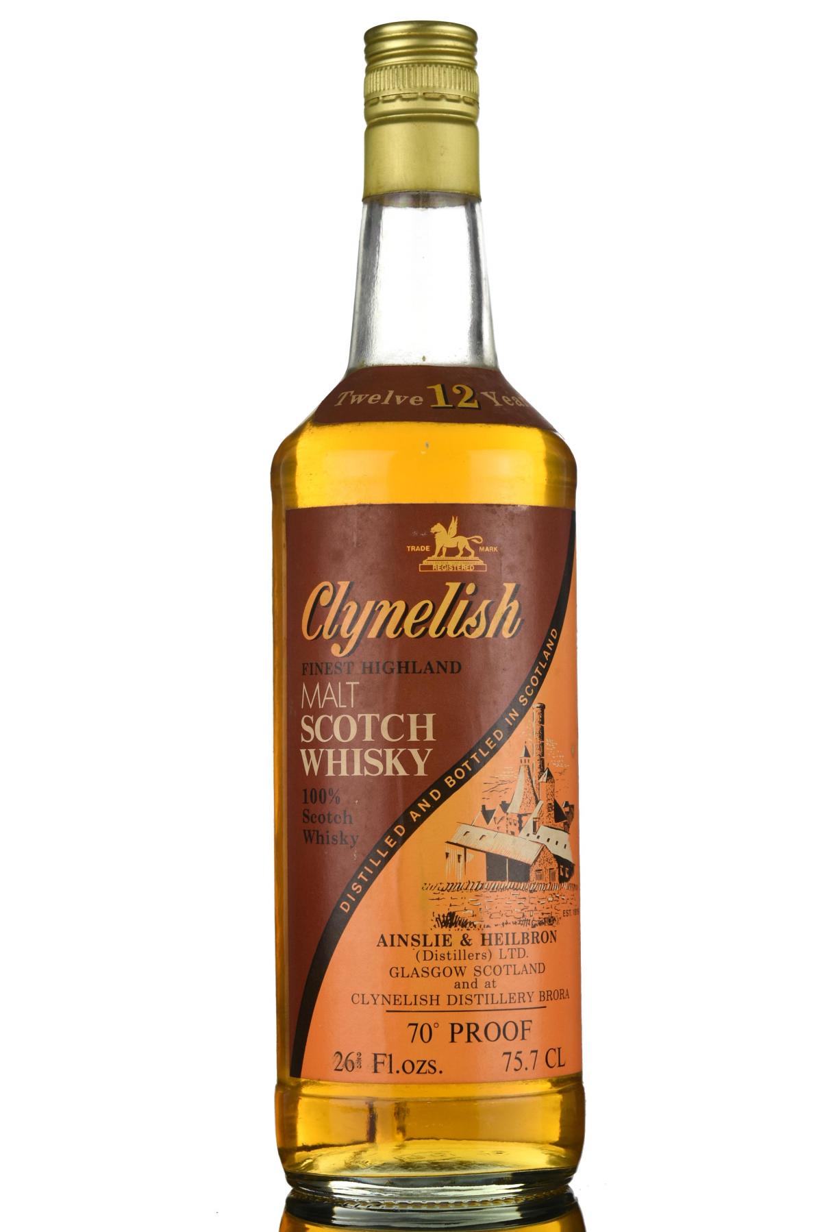 Clynelish 12 Year Old - Late 1970s