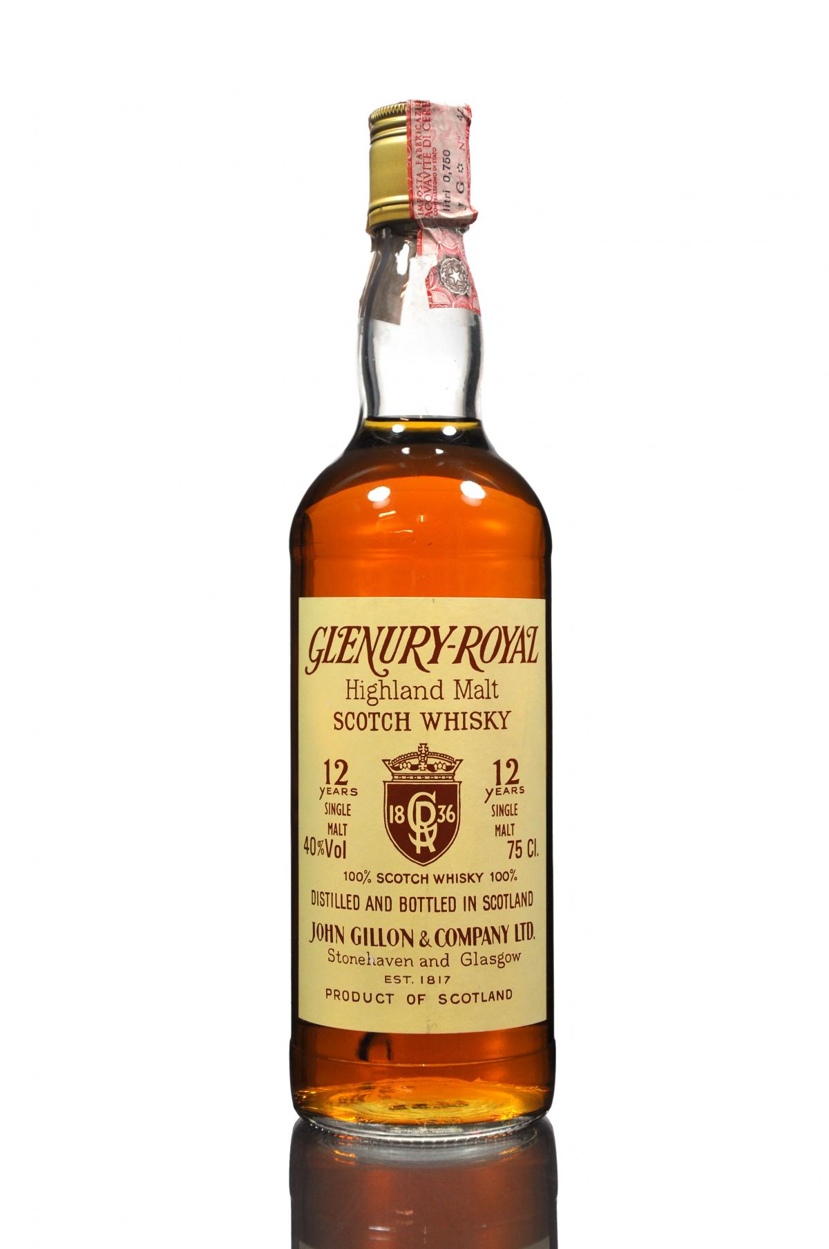 Glenury Royal 12 Year Old - 1980s