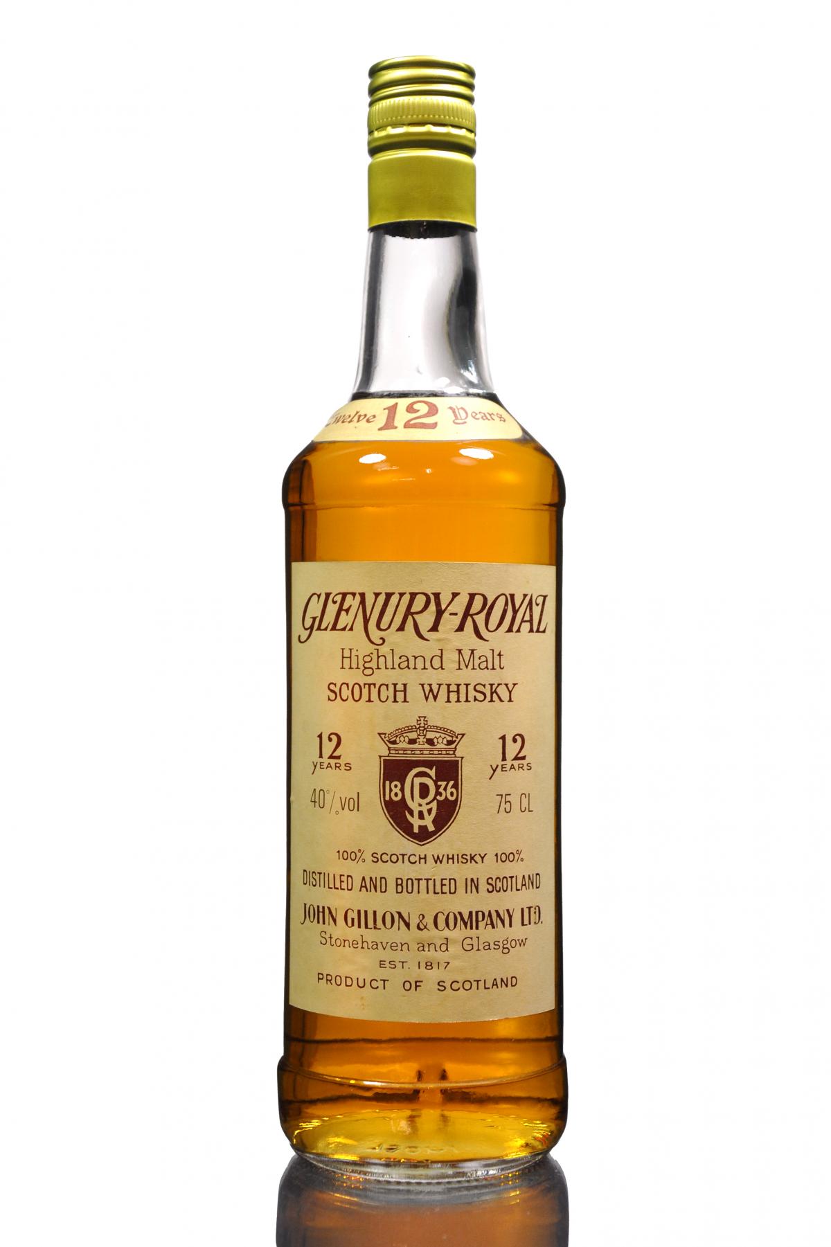 Glenury Royal 12 Year Old - 1980s