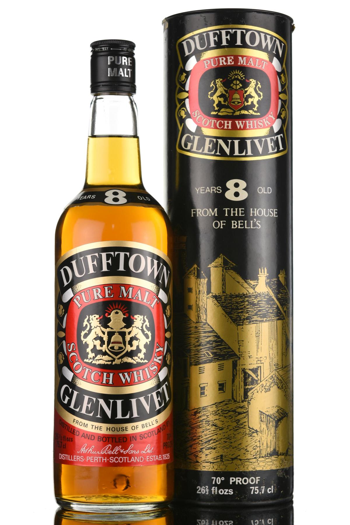 Dufftown-Glenlivet 8 Year Old - Late 1970s