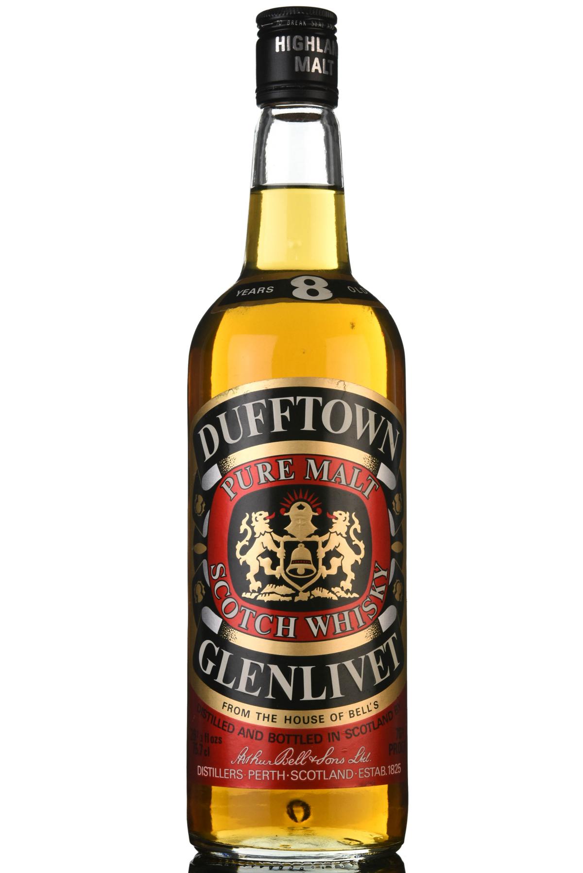 Dufftown-Glenlivet 8 Year Old - Late 1970s