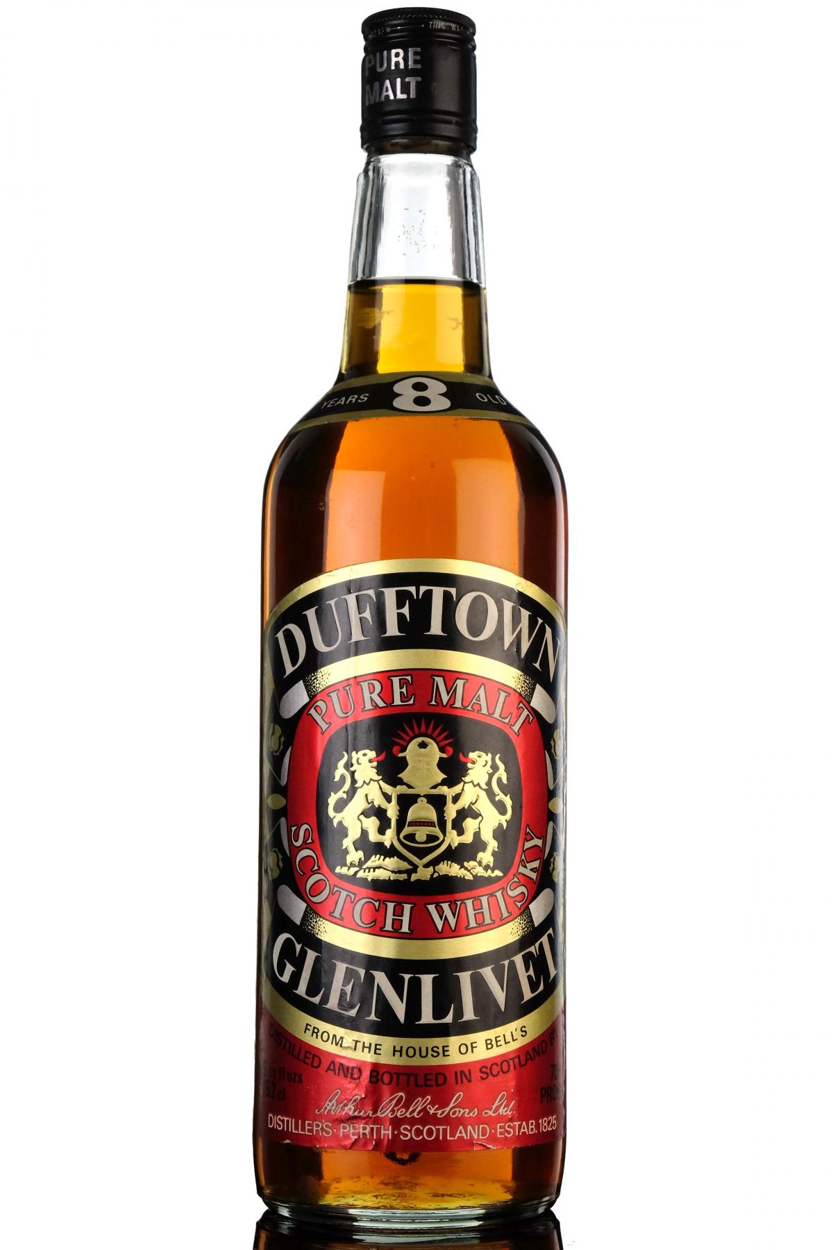 Dufftown-Glenlivet 8 Year Old - Late 1970s