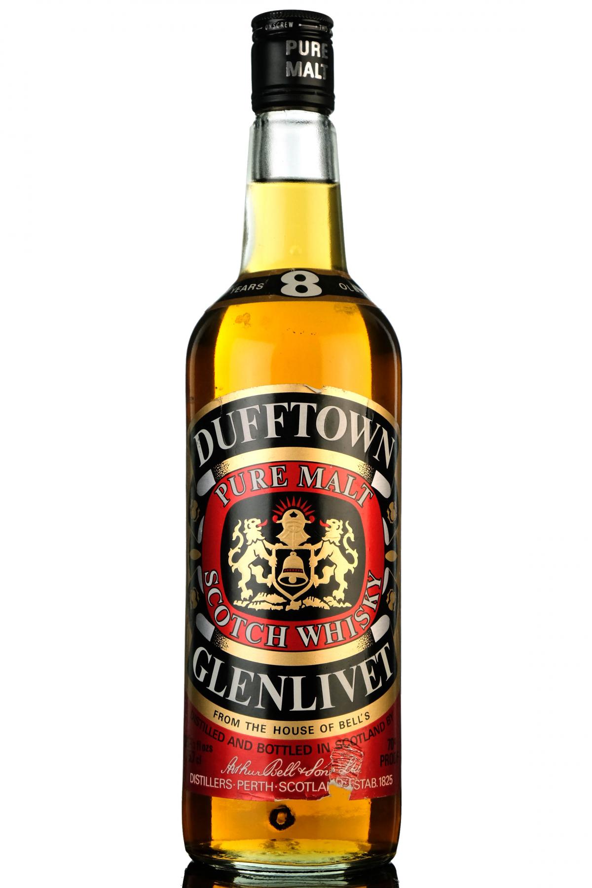 Dufftown-Glenlivet 8 Year Old - Late 1970s