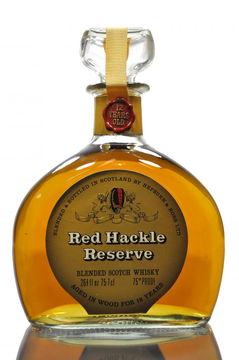 Red Hackle 12 Year Old - Late 1970s