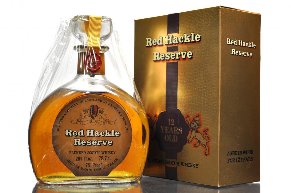 Red Hackle 12 Year Old - Late 1970s