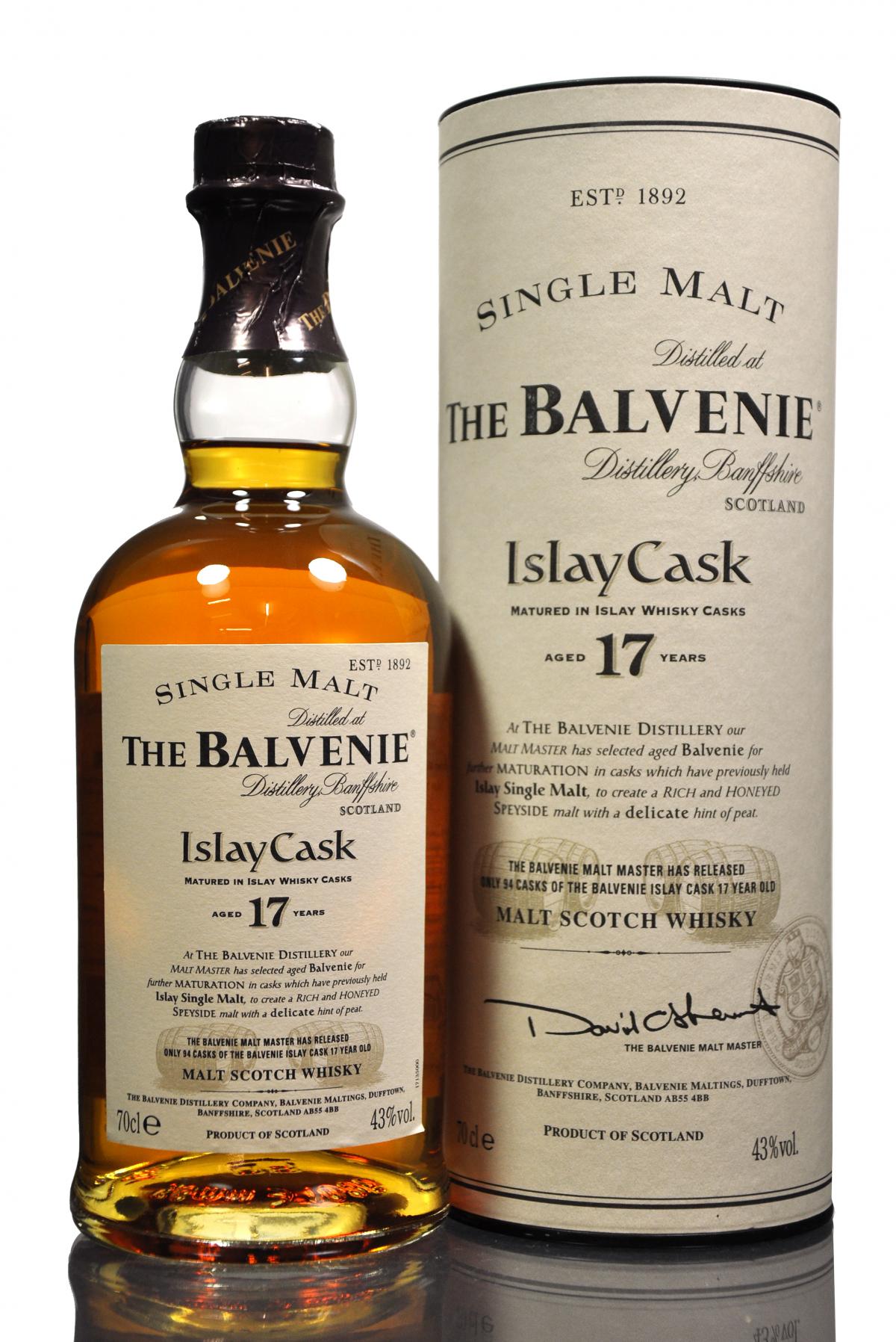 Balvenie 17 Year Old - Islay Cask
