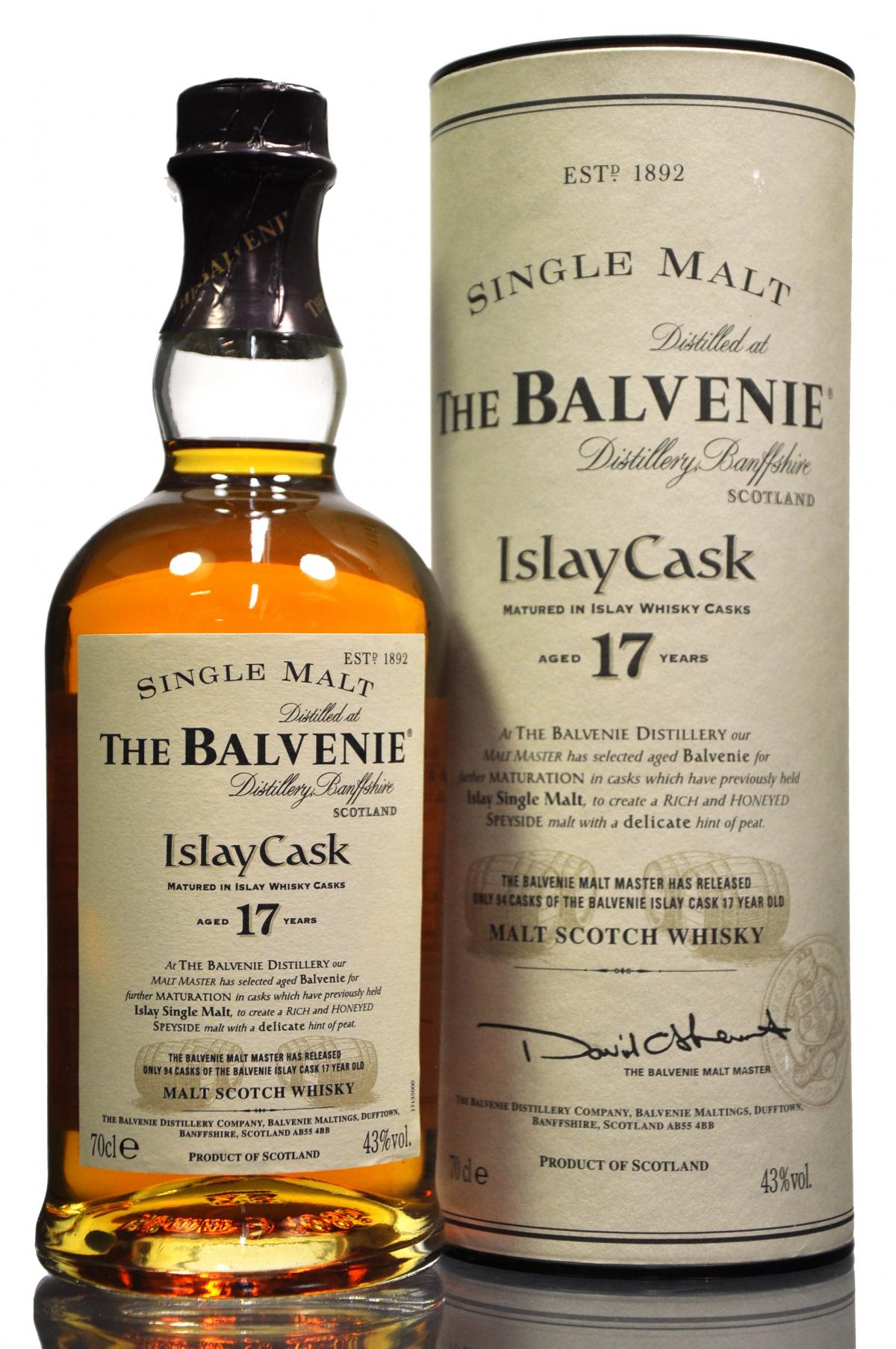 Balvenie 17 Year Old - Islay Cask