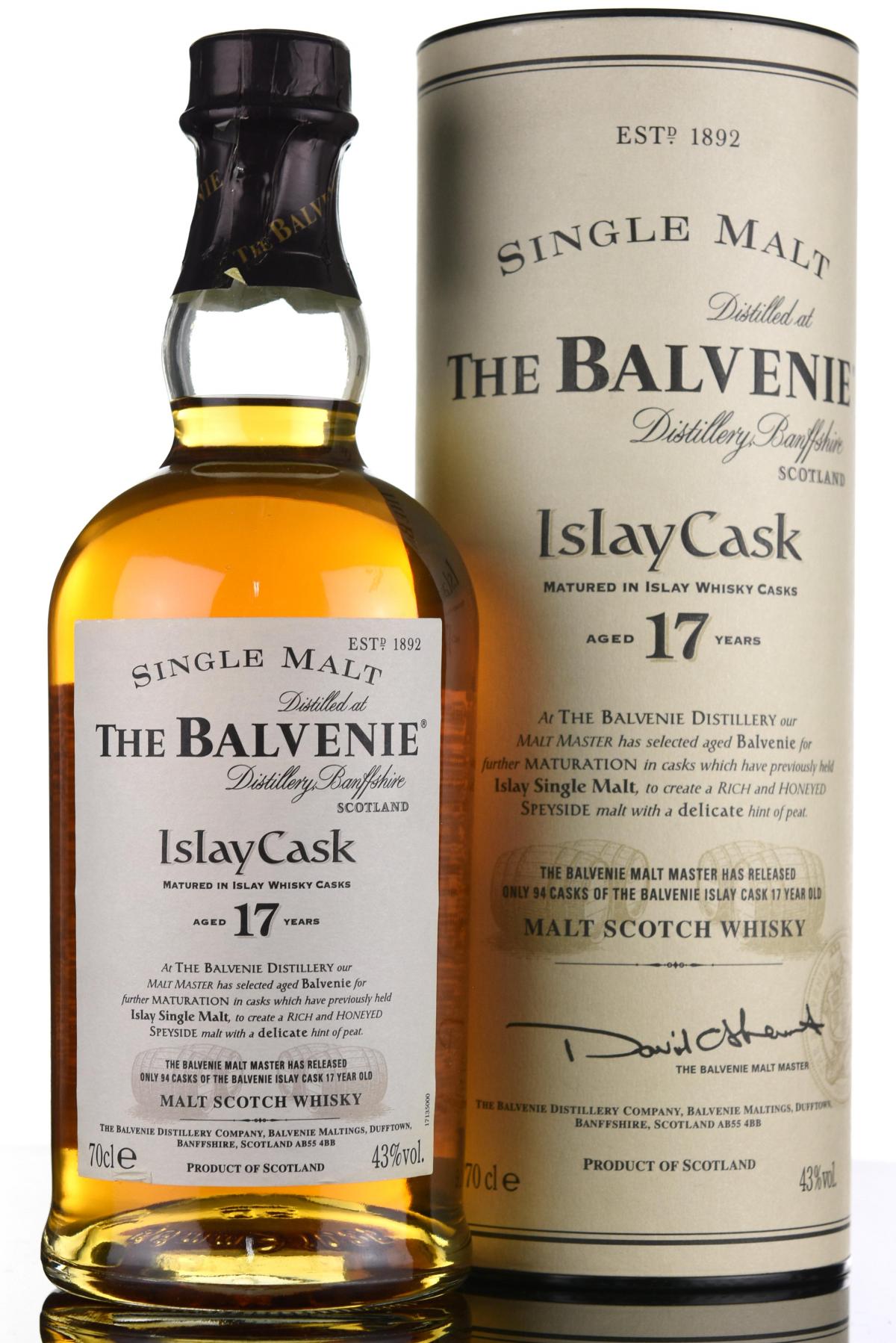 Balvenie 17 Year Old - Islay Cask