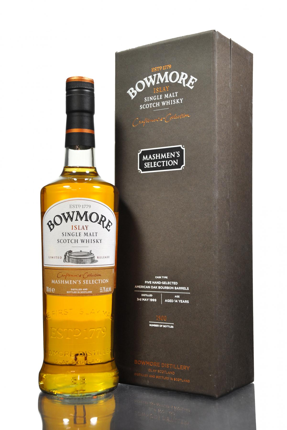 Bowmore 1999 - 14 Year Old - Mashmens Selection