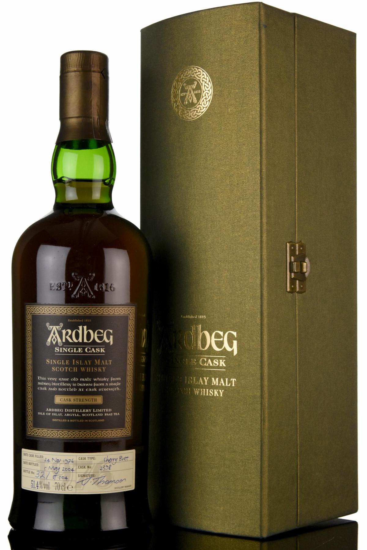 Ardbeg 1976-2004 - Single Cask 2398