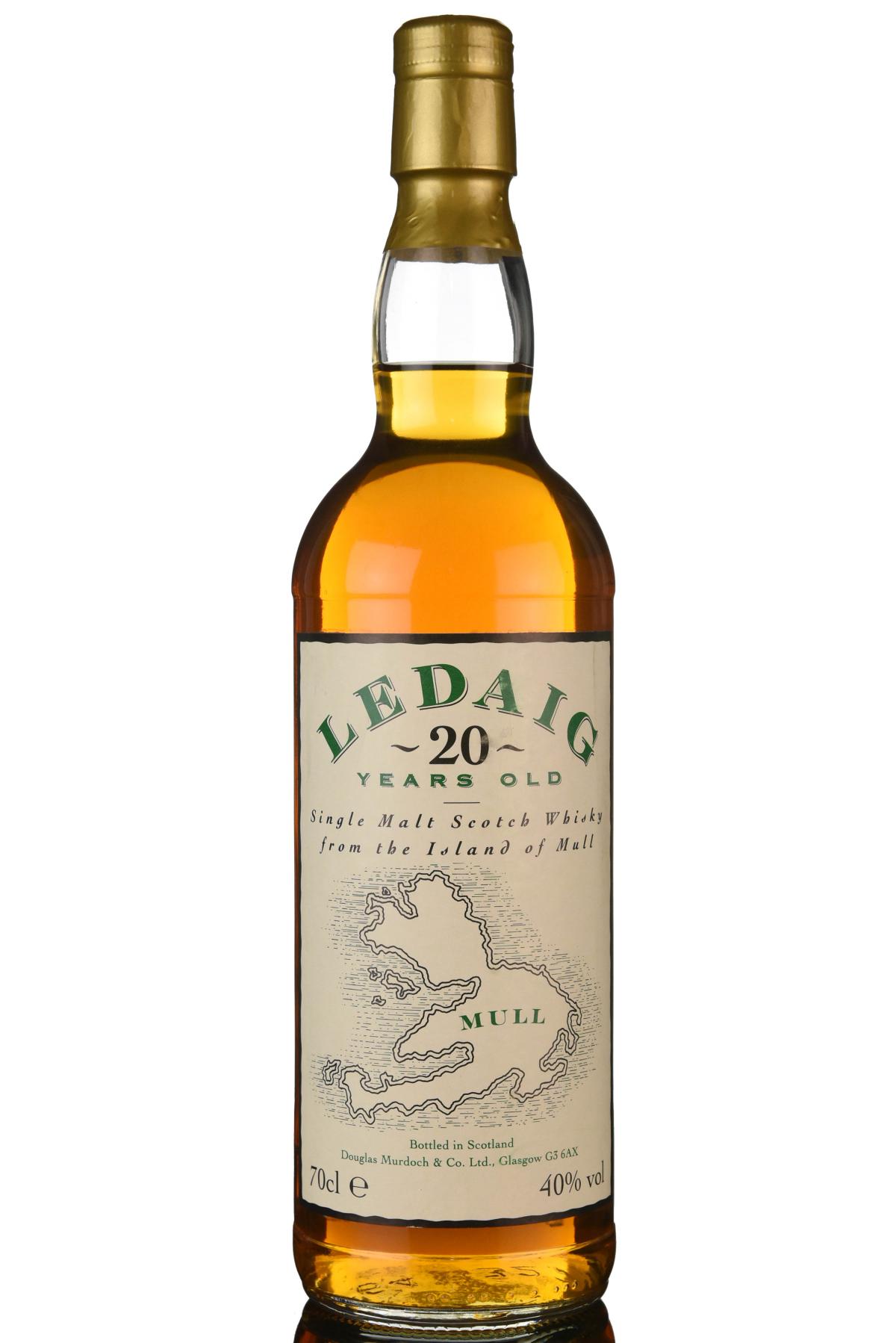 Ledaig 20 Year Old - Douglas Murdoch - 1990s