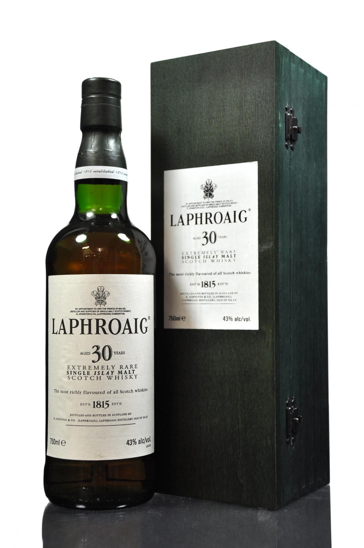 Laphroaig 30 Year Old - Circa 2000