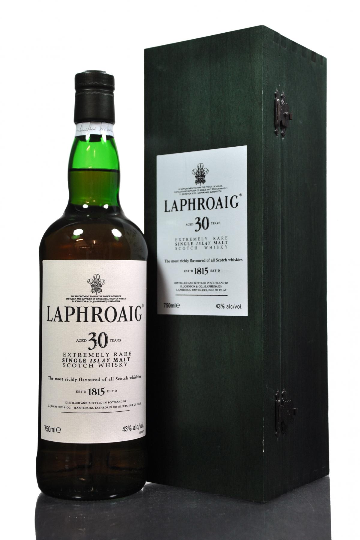 Laphroaig 30 Year Old - Circa 2000