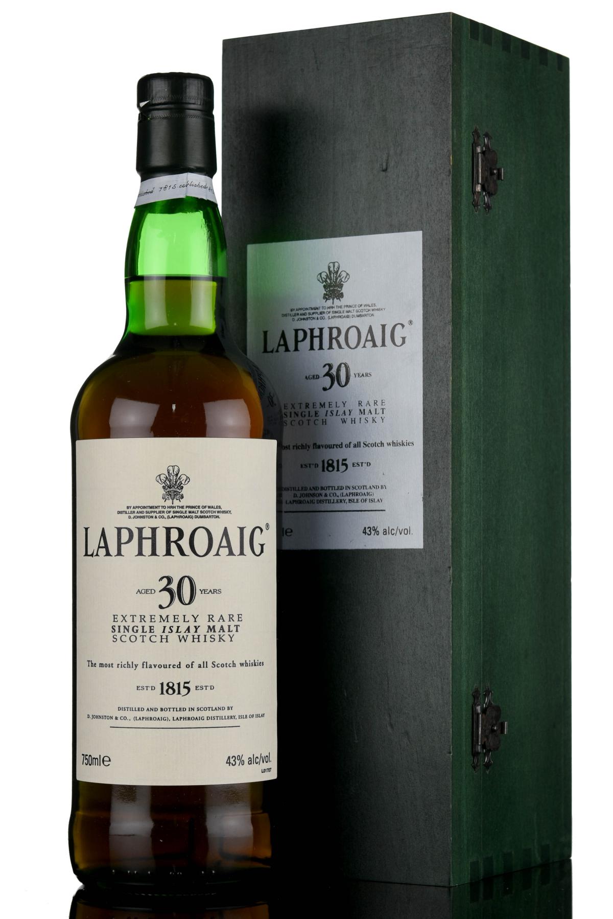 Laphroaig 30 Year Old - Circa 2000