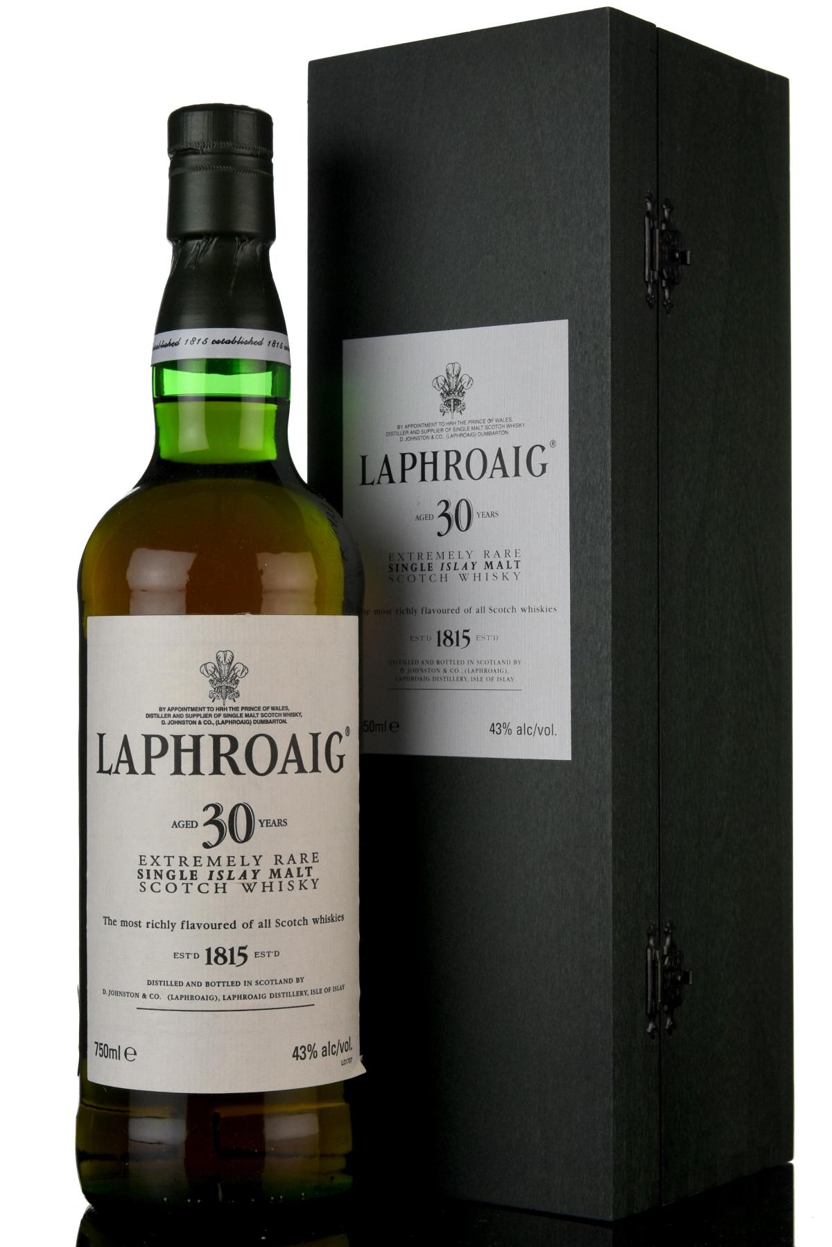 Laphroaig 30 Year Old - Circa 2000