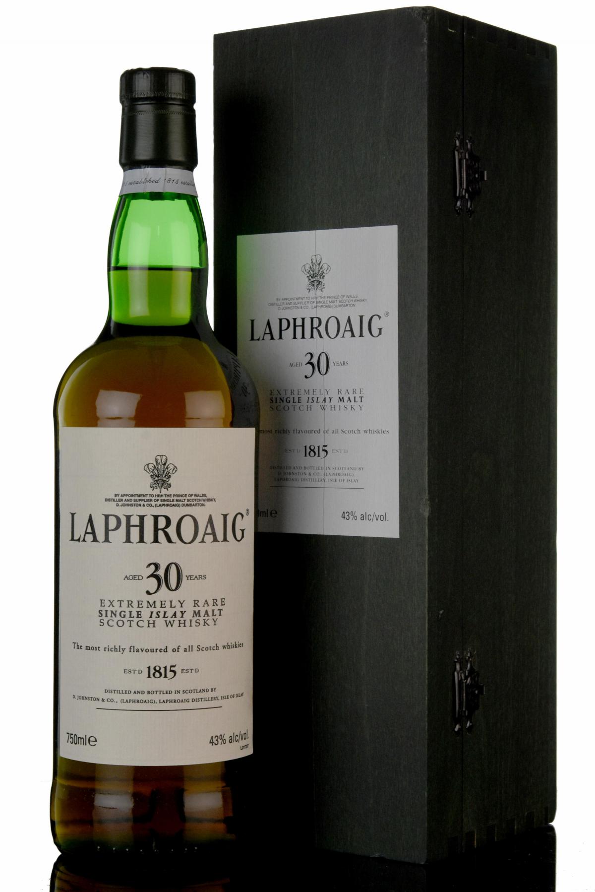 Laphroaig 30 Year Old - Circa 2000