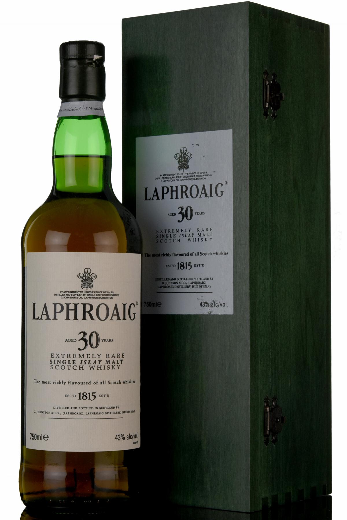 Laphroaig 30 Year Old - Circa 2000