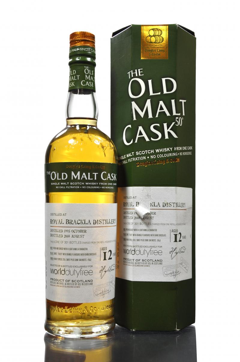 Royal Brackla 1995-2008 - 12 Year Old - Douglas Laing - Old Malt Cask - Duty Free