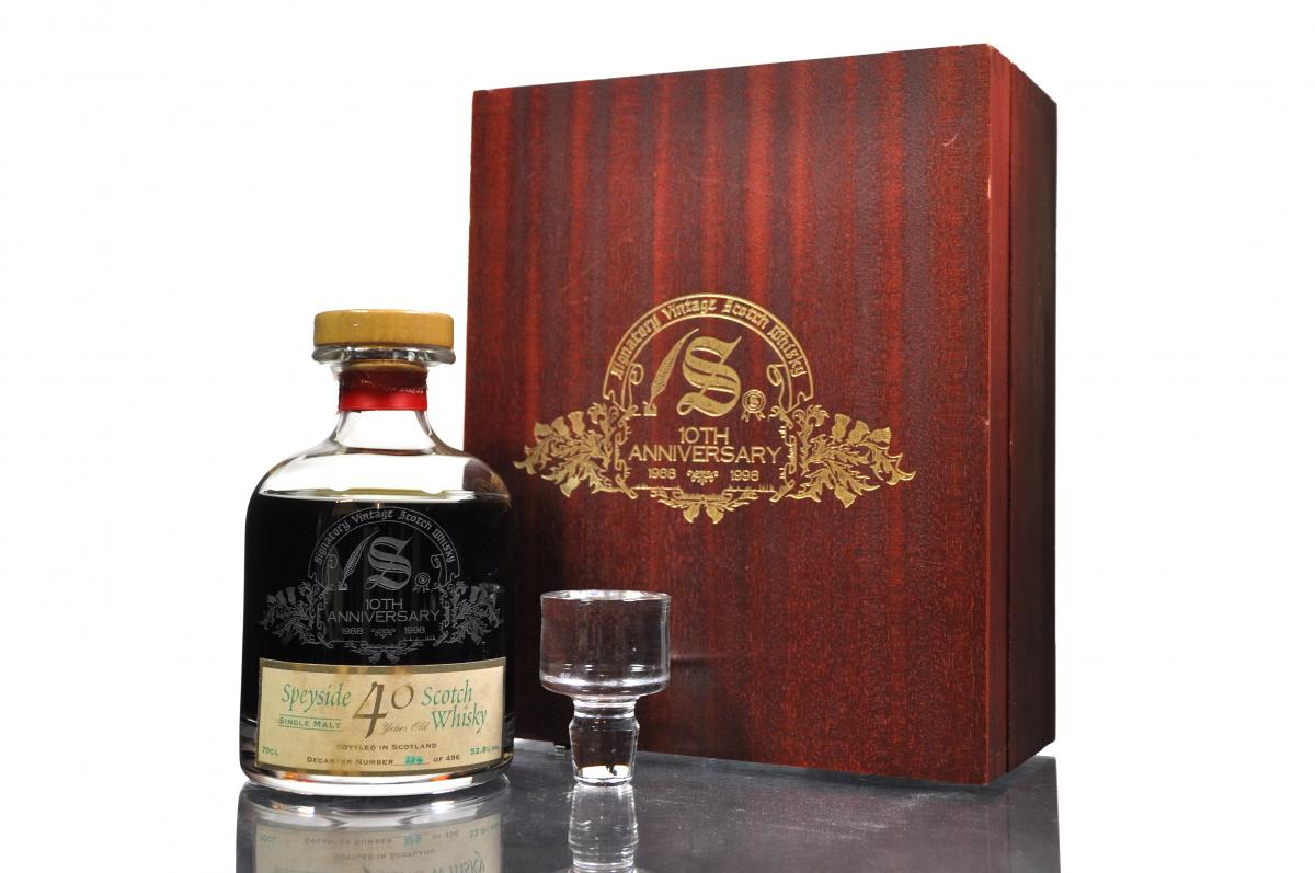 Glenfarclas-Glenlivet 1958-1998 - 40 Year Old - Signatory Vintage - 10th Anniversary