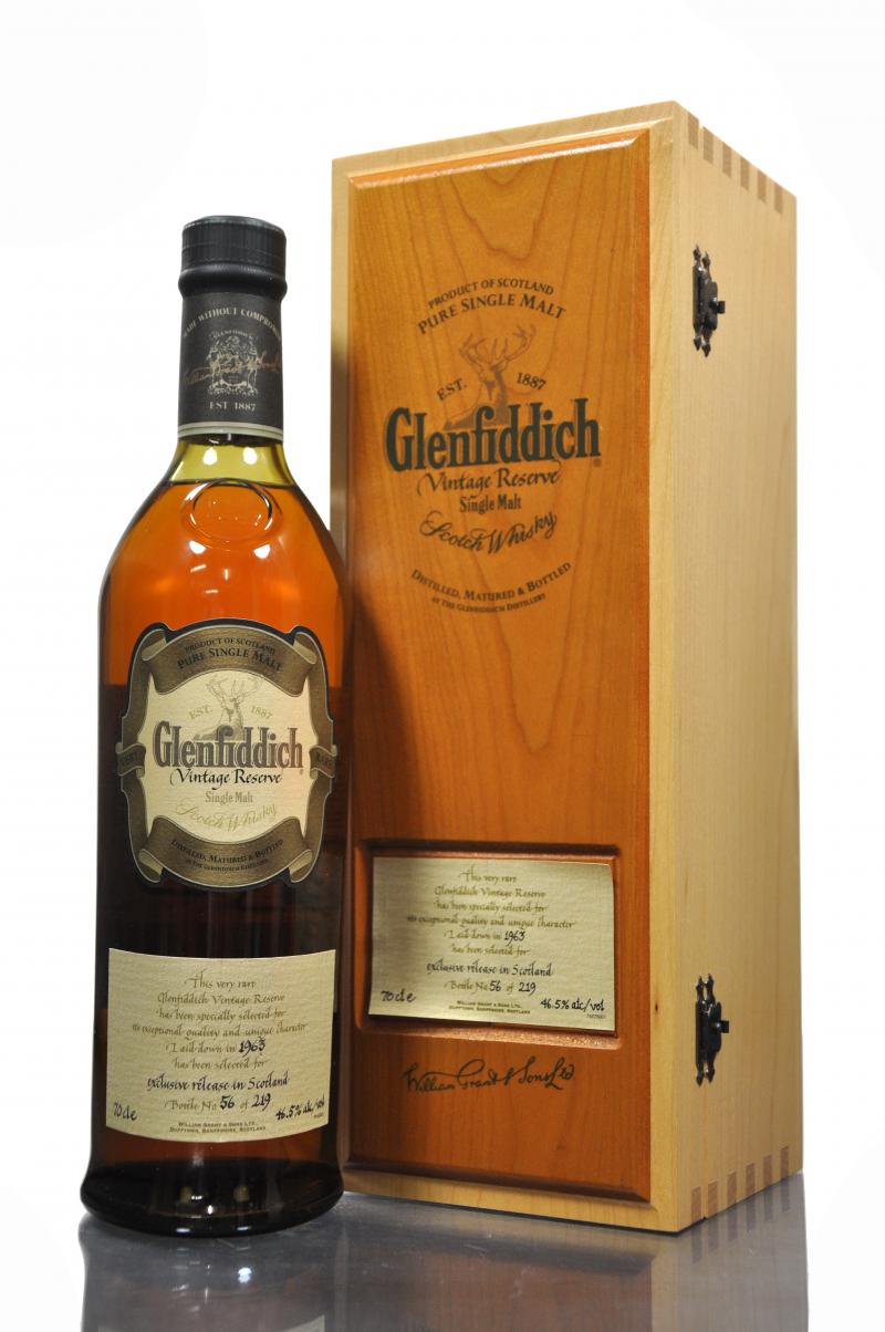 Glenfiddich 1963 - Vintage Reserve - Single Cask 12730 - Scotland Exclusive