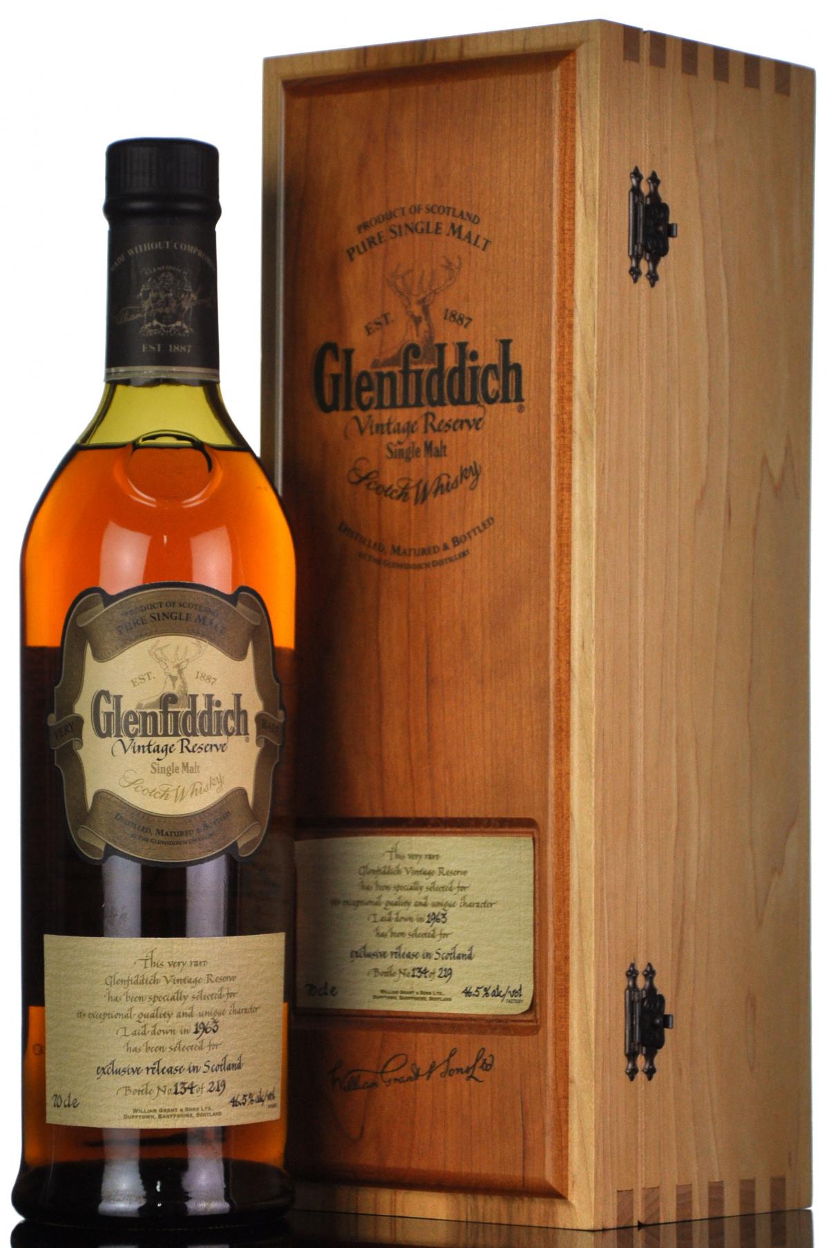 Glenfiddich 1963 - Vintage Reserve - Single Cask 12730 - Scotland Exclusive