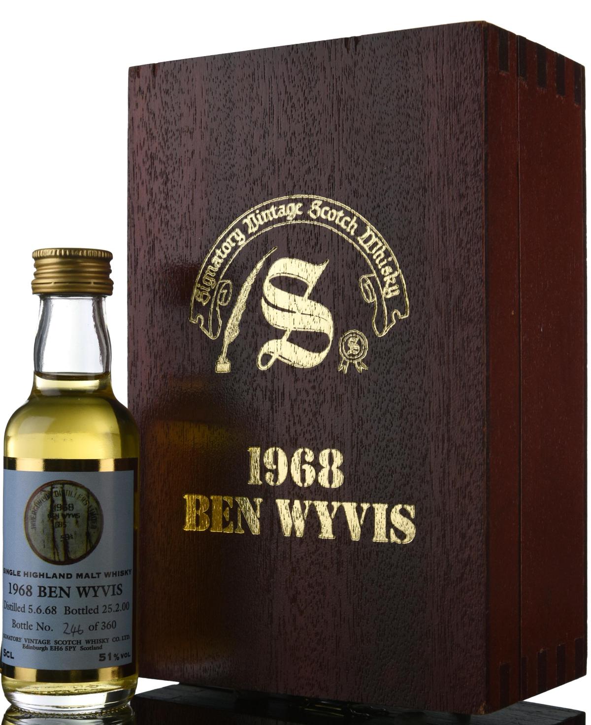 Ben Wyvis 1968-2000 - 31 Year Old - Signatory Vintage - Single Cask 685 - Miniature