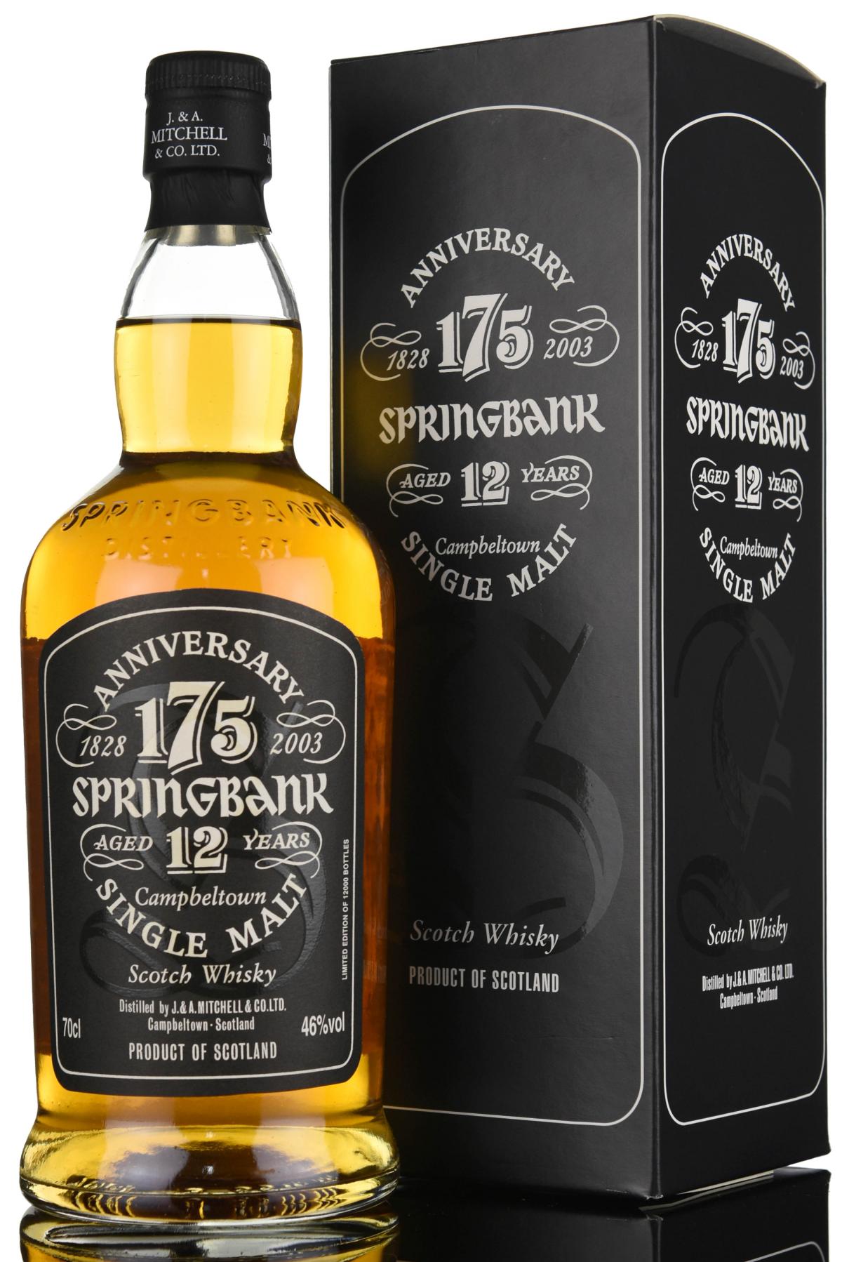 Springbank 12 Year Old - 175th Anniversary
