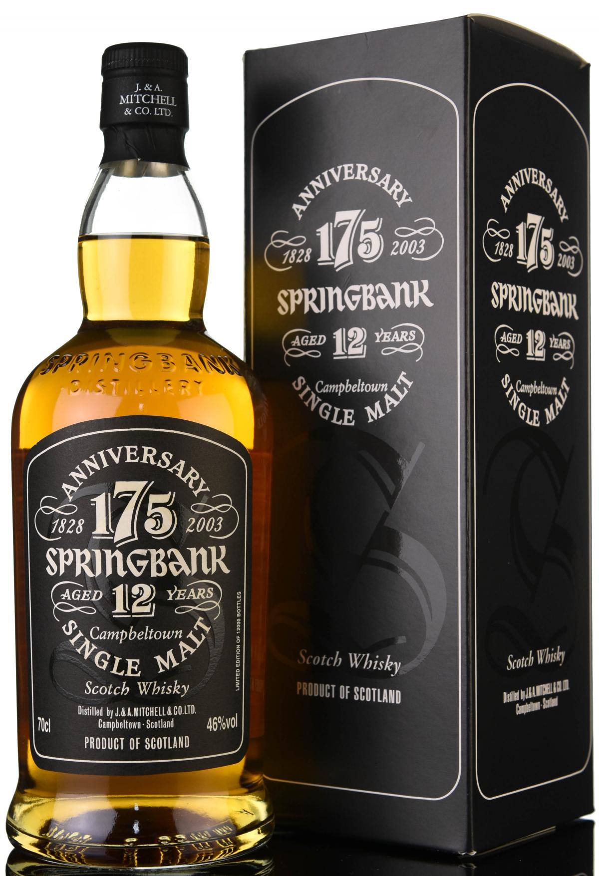 Springbank 12 Year Old - 175th Anniversary